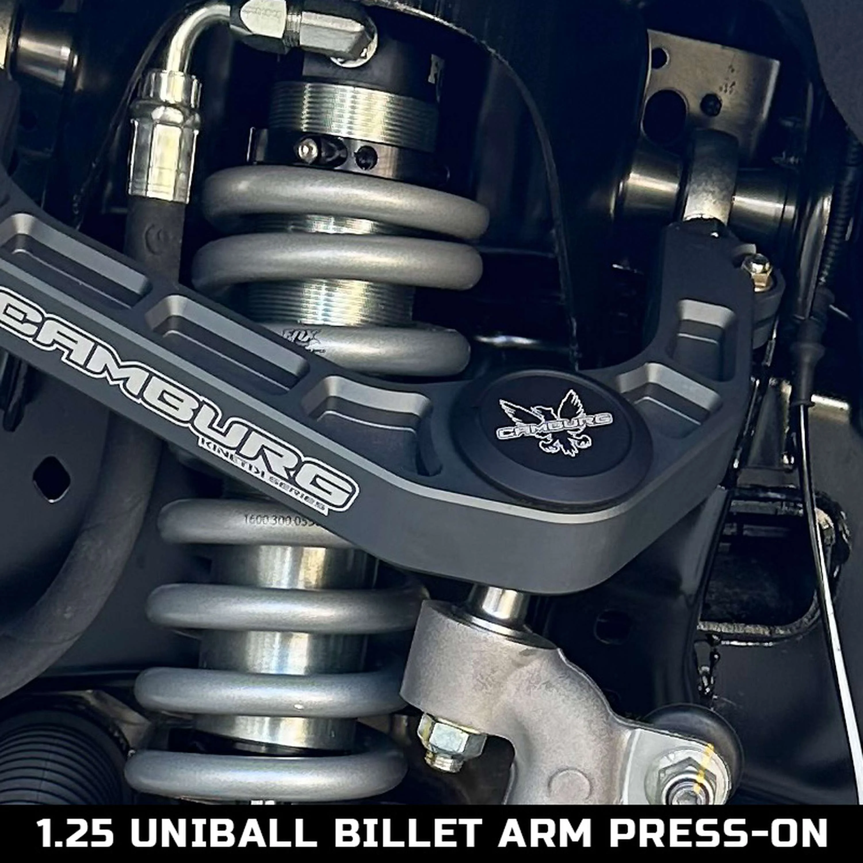 1.25" KINETIK Upper Control Arm Uniball Cap Kit (Press On) - Image 2