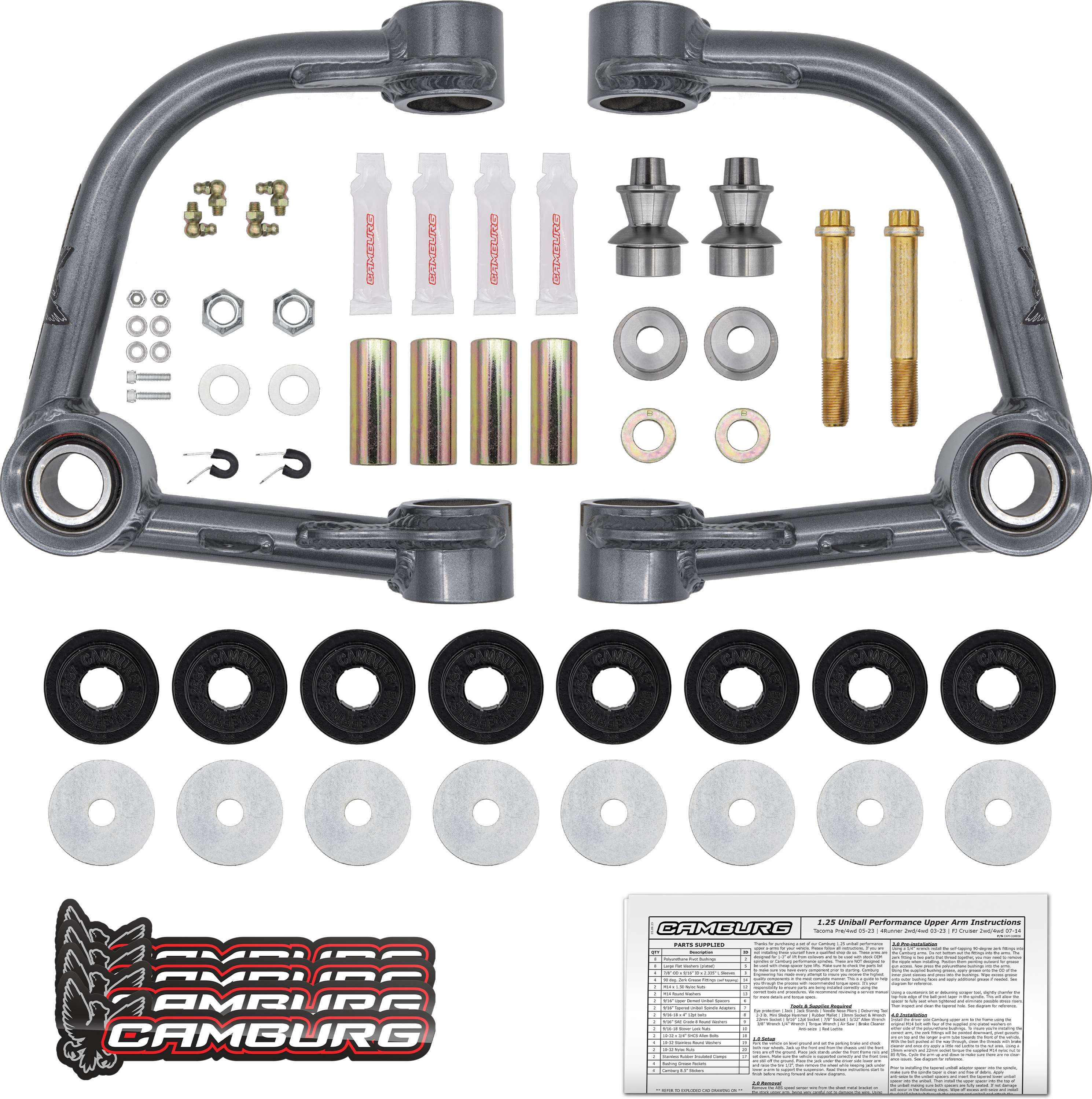 1.25" Performance Uniball Upper Arms - Image 8
