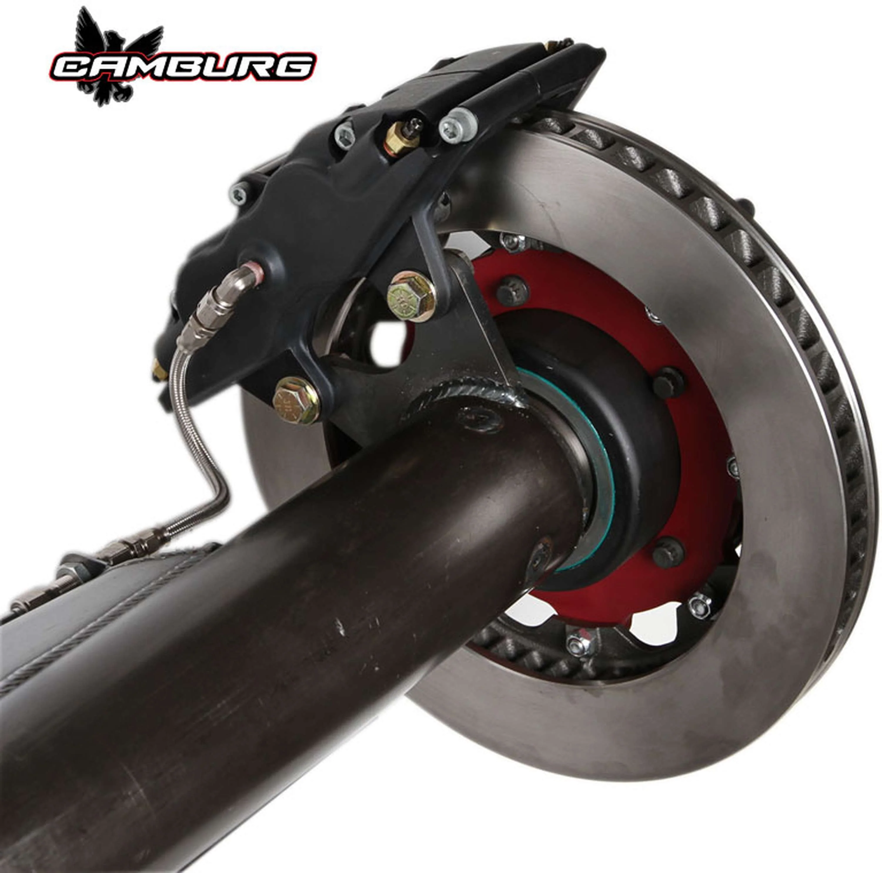 4.00" Rear Axle housing Brake Caliper Tabs (13" Rotor x 3.50" Spacing) - Image 2