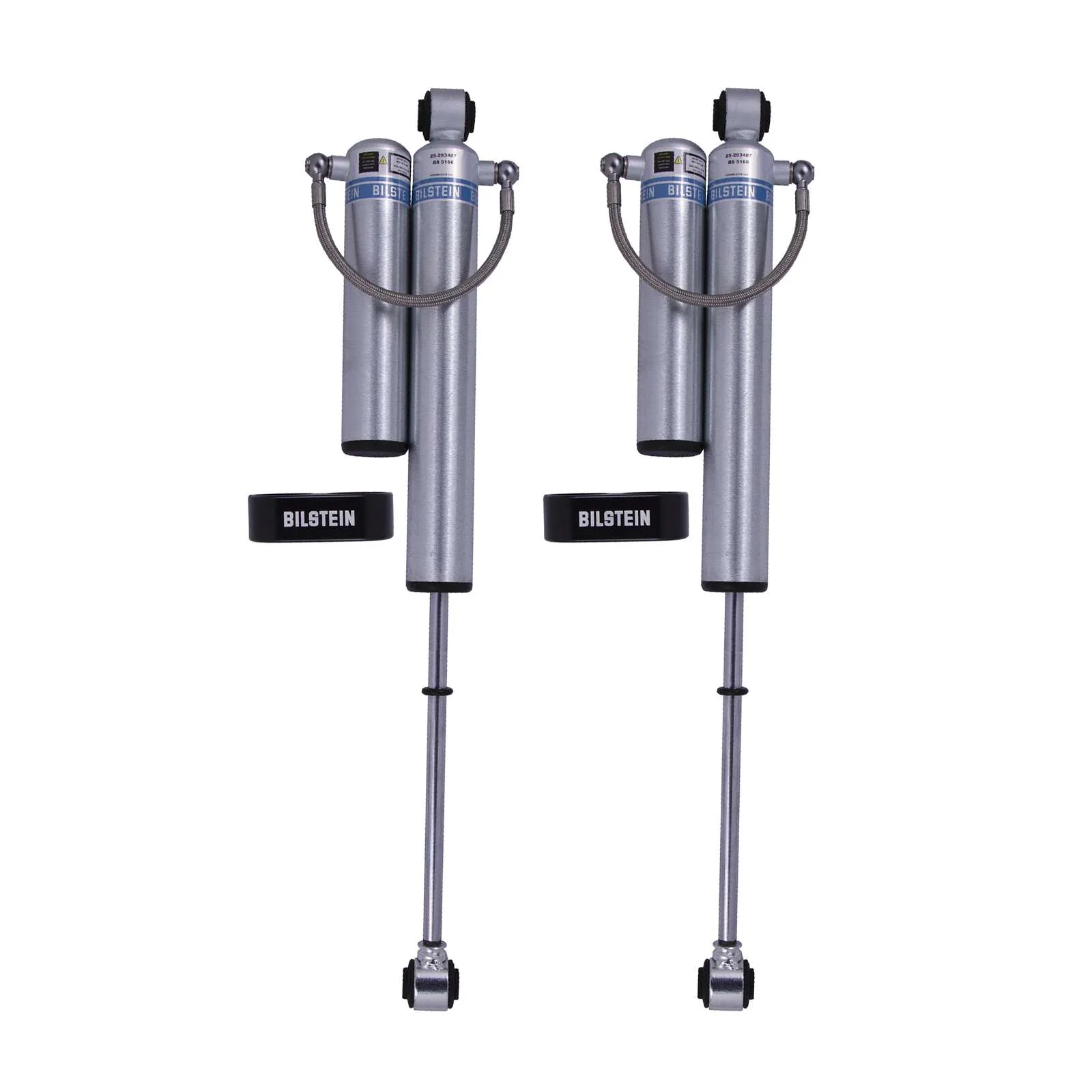 Bilstein 5160 w/ Remote Reservoir Shocks Rear Pair for 2022 Chevrolet Silverado 1500 LTD