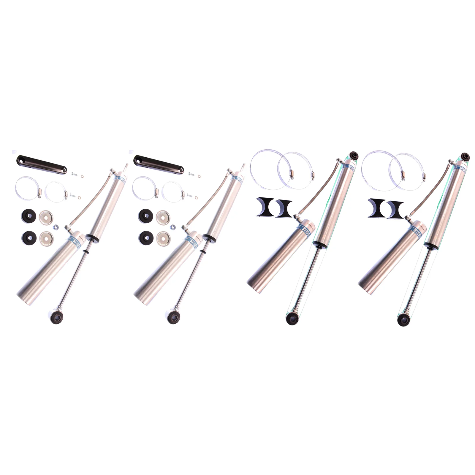 Bilstein 5160 w/ Remote Reservoir Shocks Set for 2007-2010 GMC Sierra 3500 HD 4WD RWD - Image 2