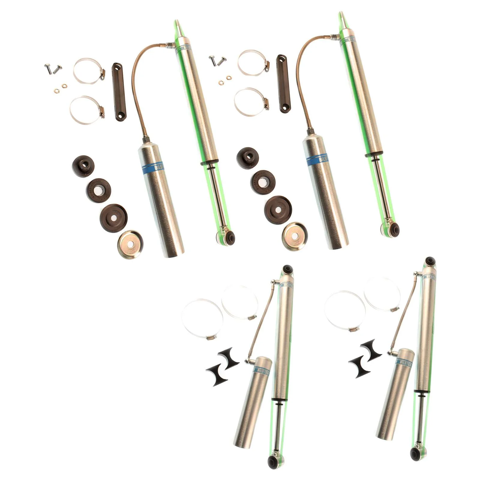 Bilstein 5160 w/ Remote Reservoir Shocks Set for 2011-2013 Ram 2500 4WD RWD w/0-3" lift - Image 2