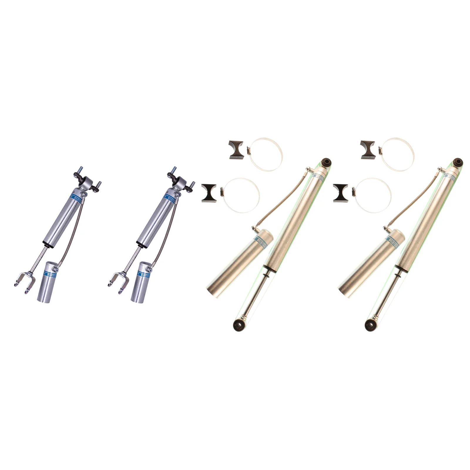 Bilstein 5160 w/ Remote Reservoir Shocks Set for 2011-2021 Chevrolet Silverado 2500 HD 4WD RWD w/4-6" lift - Image 3