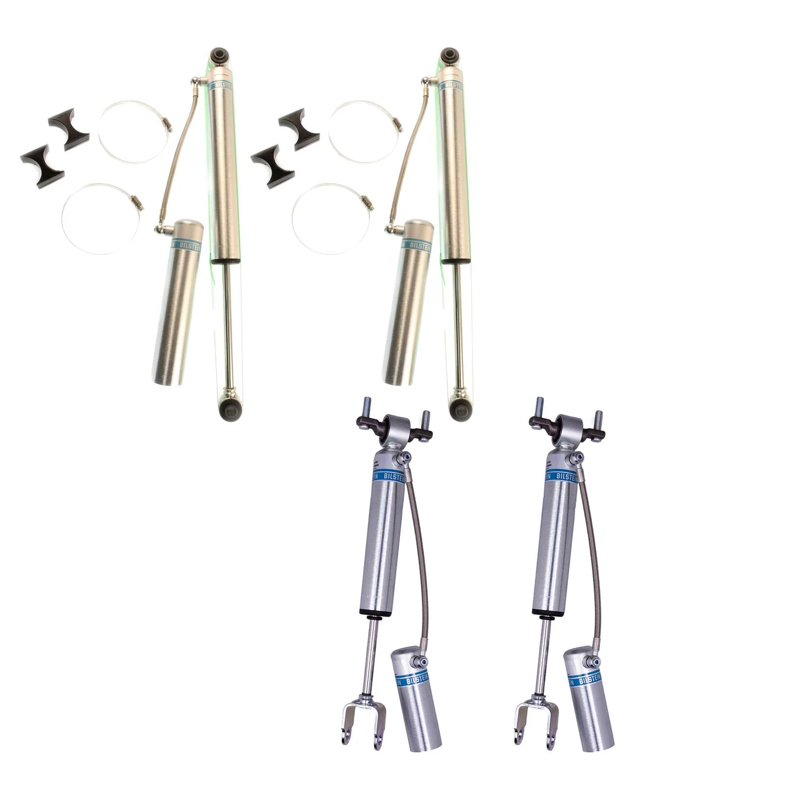 Bilstein 5160 w/ Remote Reservoir Shocks Set for 2011-2022 GMC Sierra 2500 HD 4WD RWD w/4-6" lift - Image 3
