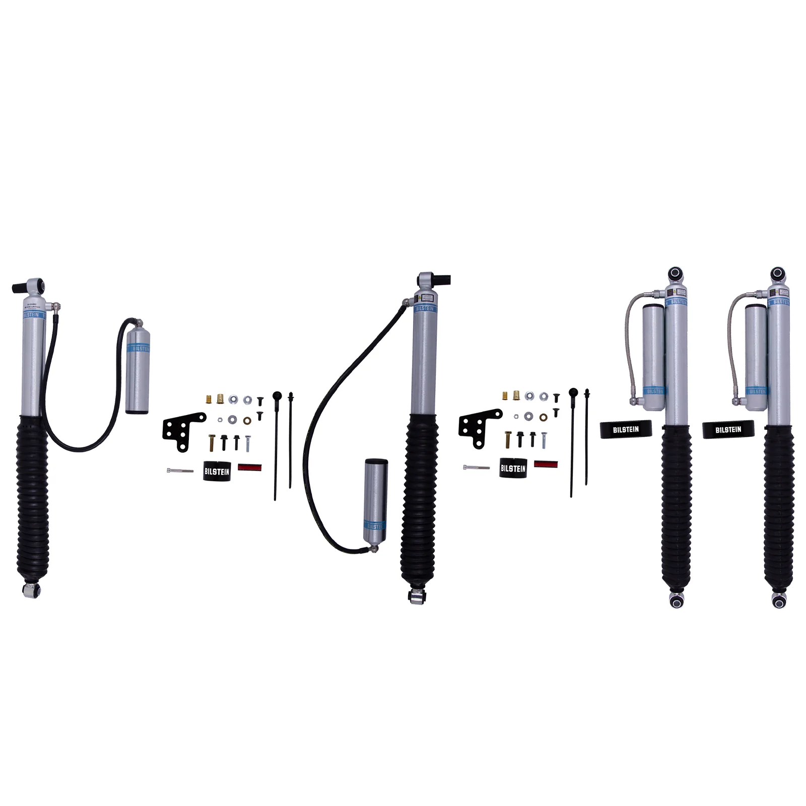 Bilstein 5160 w/ Remote Reservoir Shocks Set for 2020-2024 Jeep Gladiator 4WD w/2-3" lift - Image 3
