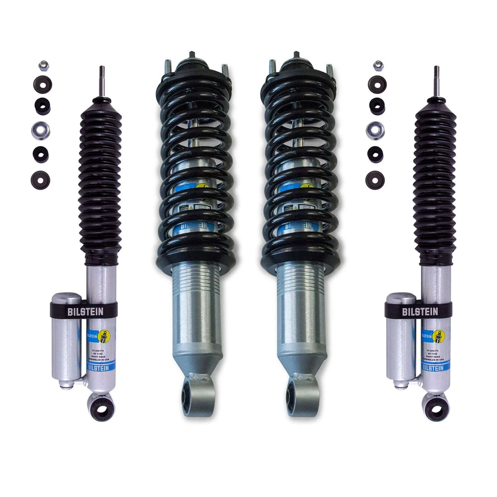 Bilstein 6112 Strut & Spring Assembled + Rear 5160 Reservoir Shocks Set for 1996-2002 Toyota 4Runner 4WD - Image 10