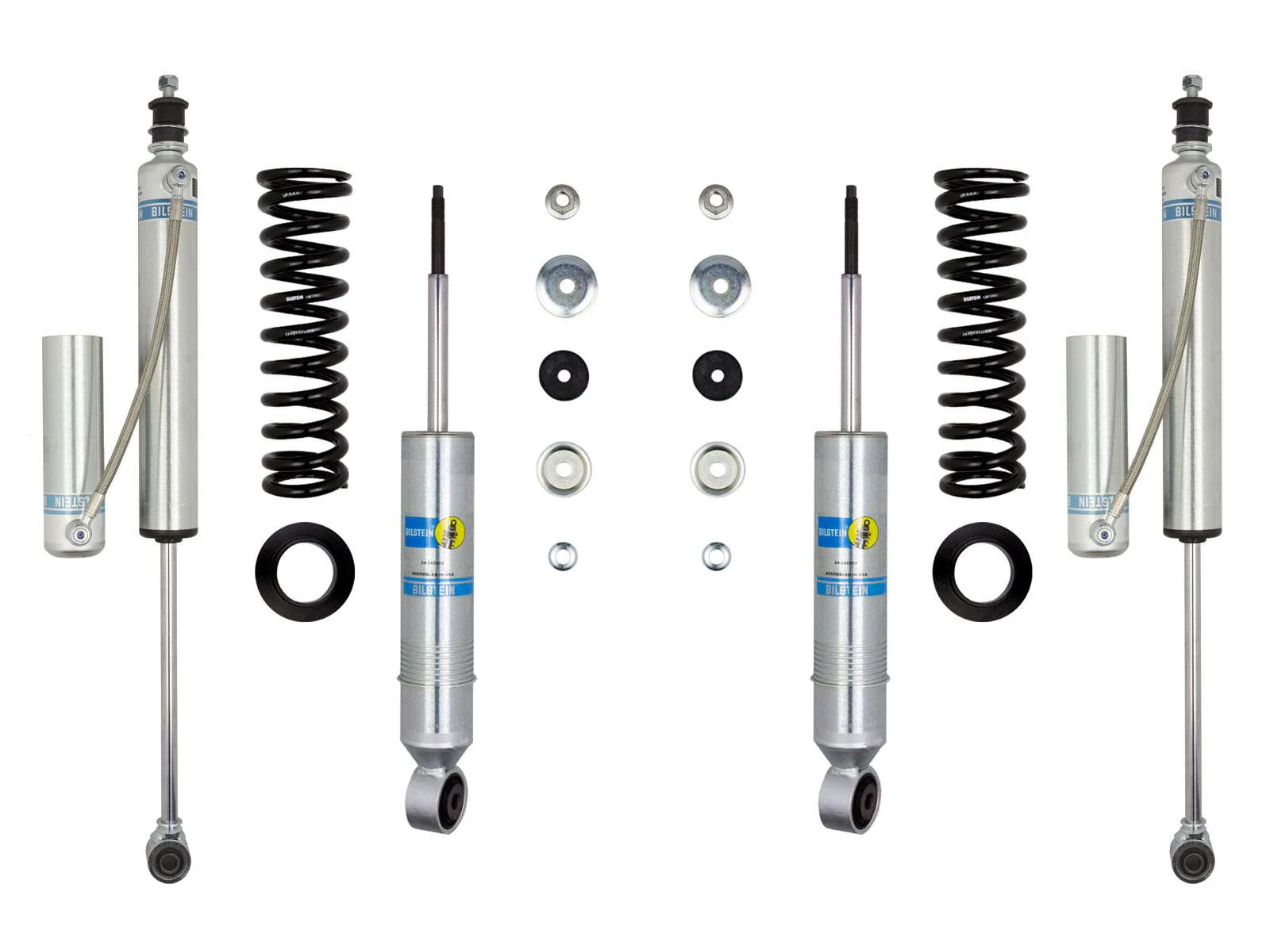 Bilstein 6112 Strut & Spring Assembled + Rear 5160 Reservoir Shocks Set for 2000-2006 Toyota Tundra RWD - Image 6