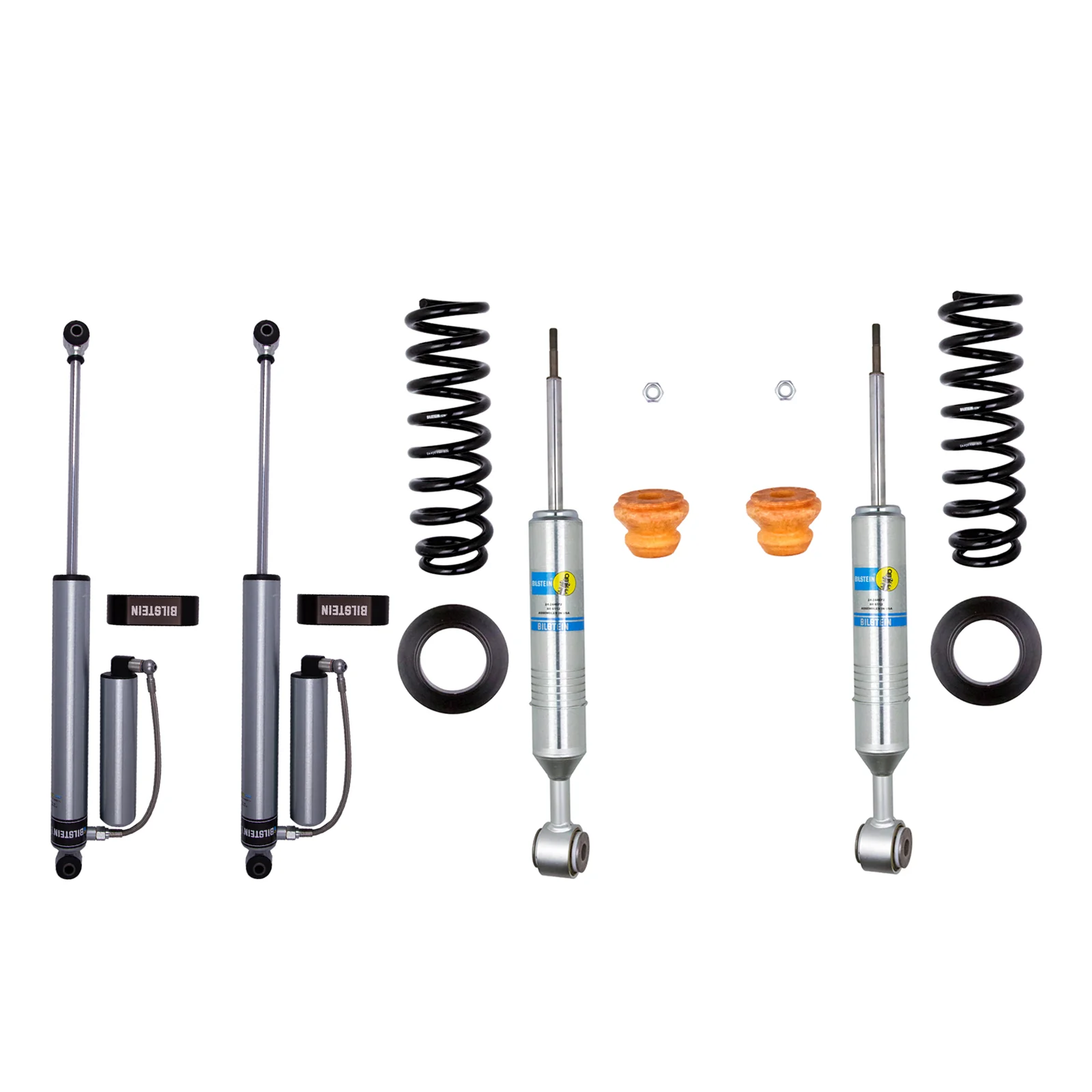 Bilstein 6112 Strut & Spring Assembled + Rear 5160 Reservoir Shocks Set for 2004-2008 Ford F150 4WD - Image 4