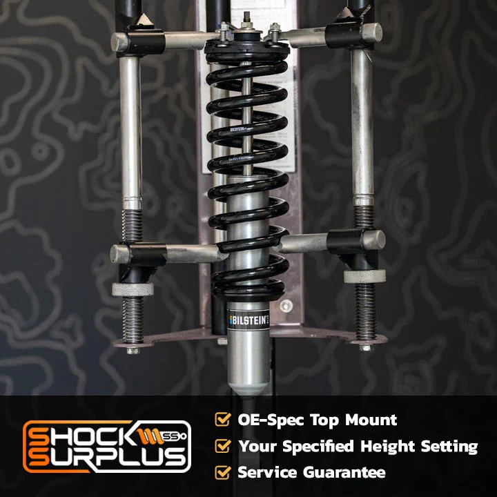 Bilstein 6112 Strut & Spring Assembled + Rear 5160 Reservoir Shocks Set for 2007-2009 Toyota FJ Cruiser Heavy Load 4WD - Image 3