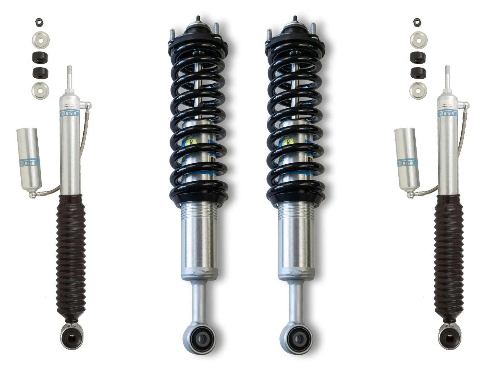 Bilstein 6112 Strut & Spring Assembled + Rear 5160 Reservoir Shocks Set for 2010-2024 Toyota 4Runner With KDSS 4WD - Image 11