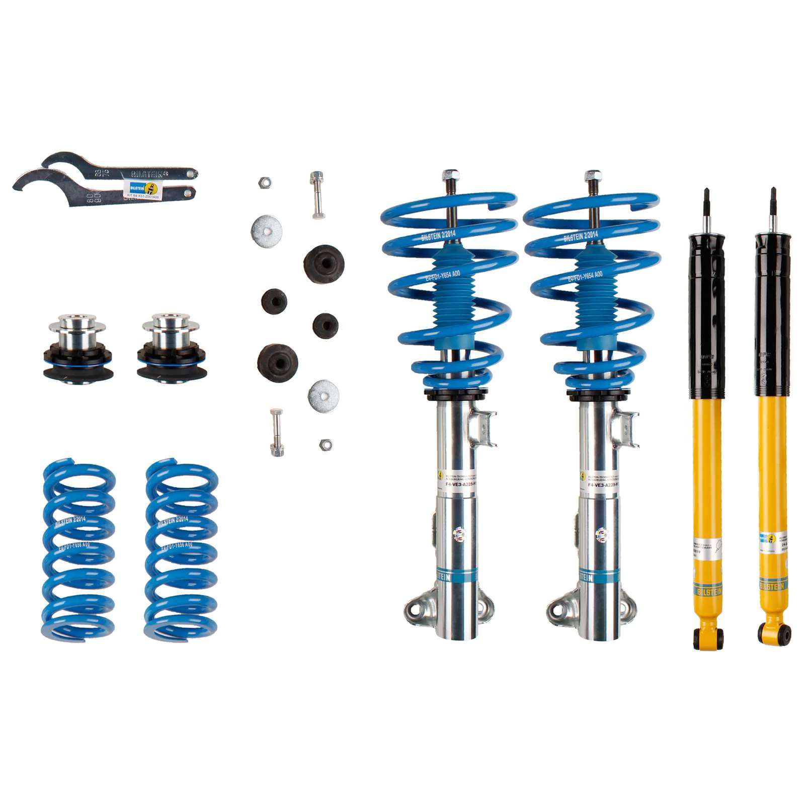 Bilstein B14 PSS Suspension Kit for 2003-2005 Mercedes-Benz CLK320 RWD 30-50mm