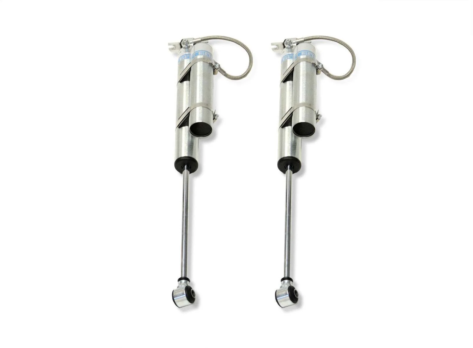 Bilstein 5160 w/ Remote Reservoir Shocks Rear Pair for 2011-2021 Chevrolet Silverado 2500 HD 4WD RWD w/3-5" lift - Image 2