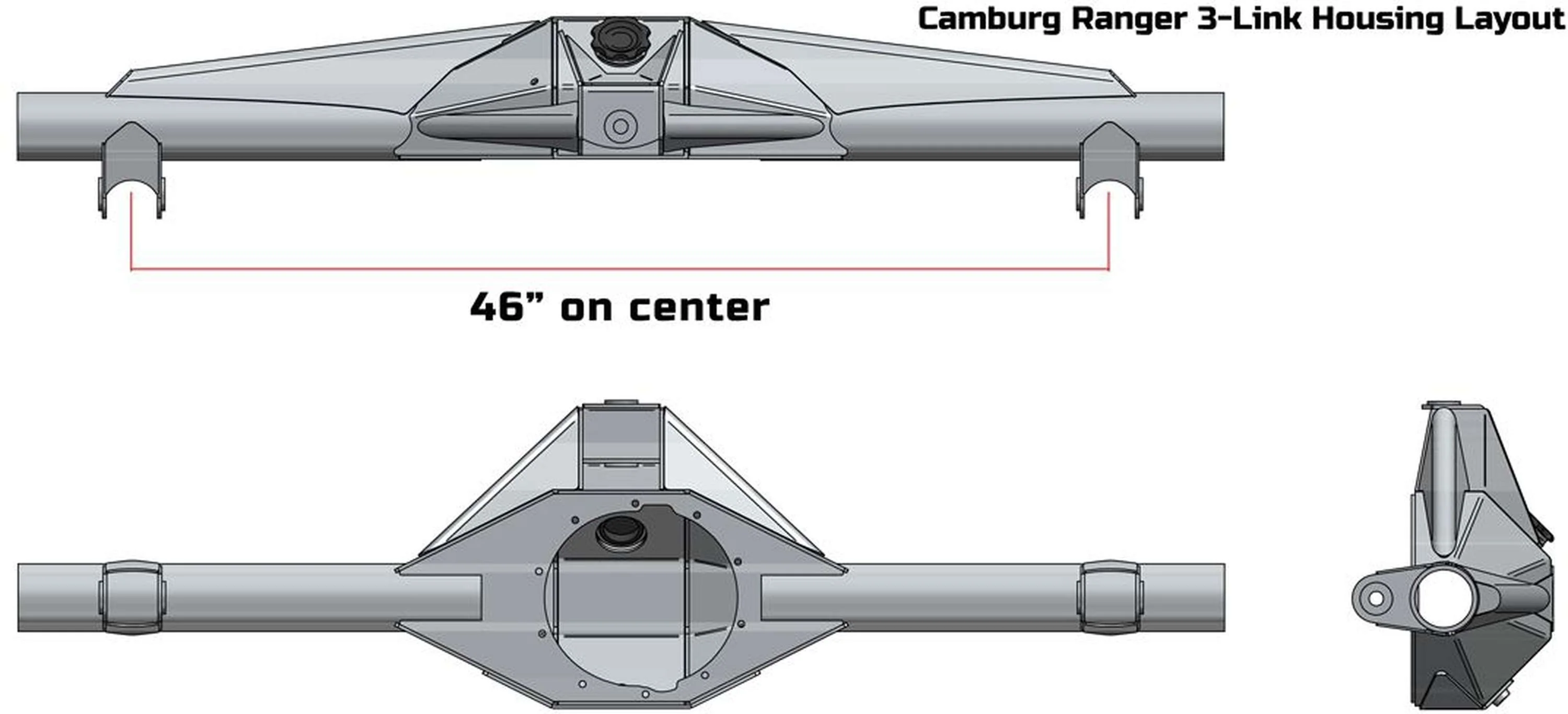 Camburg 1993-1997 Ford Ranger 2wd/4wd '93-12 Rear 3-link Kit - Image 14