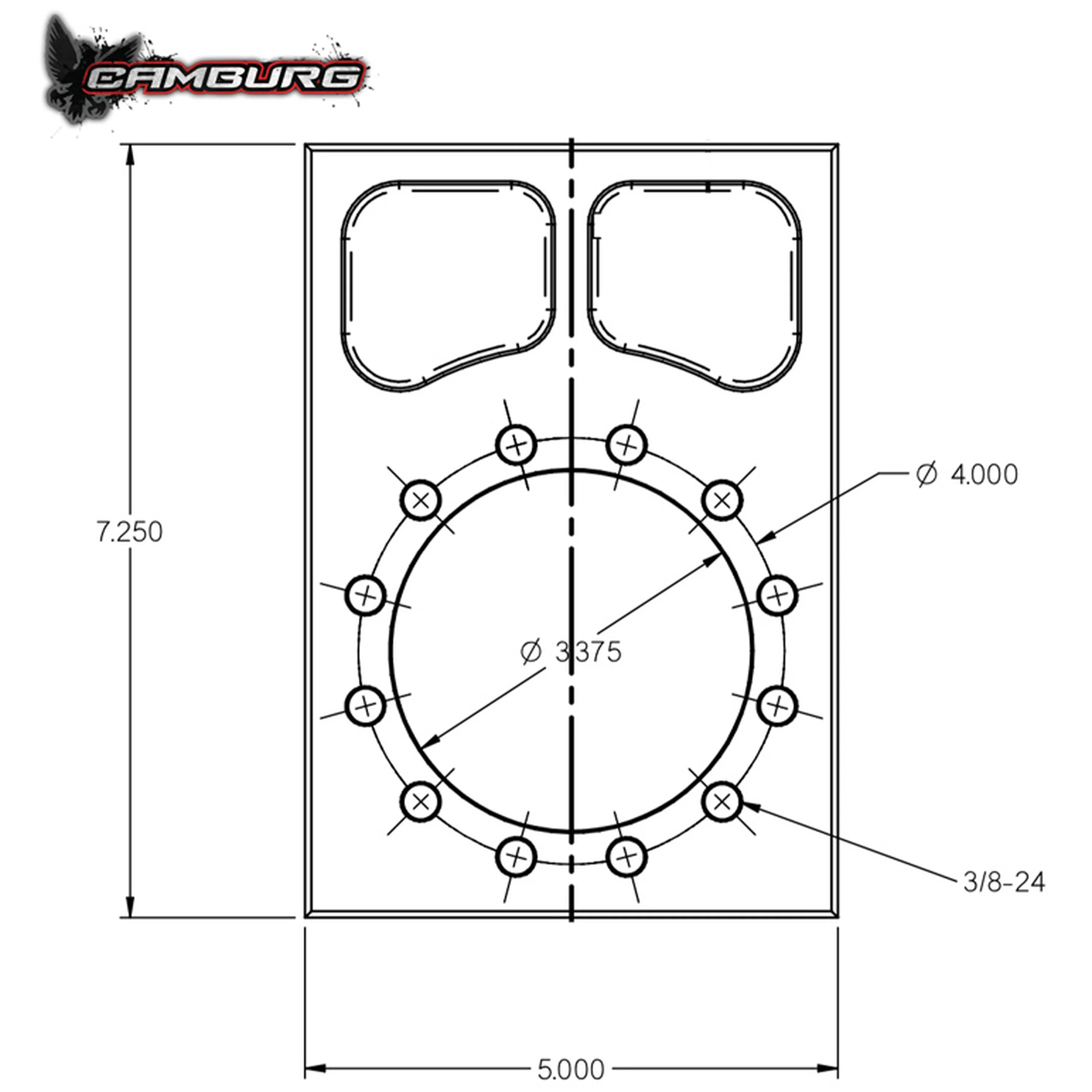Camburg 4130 TT Bolt-on Spindle Snout Block - Image 4