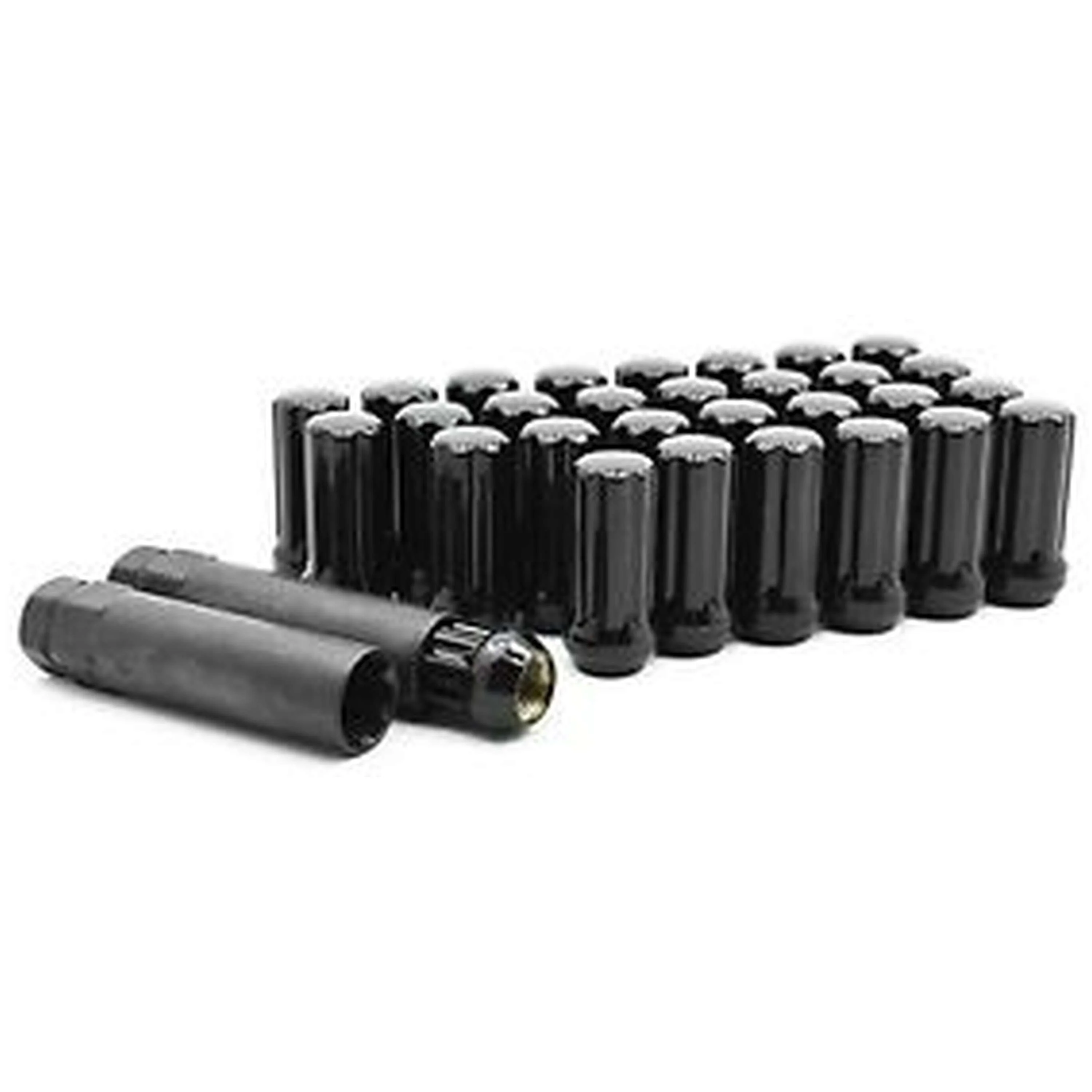 Camburg 9/16-18 5-Lug Spline Wheel Lug Kit - Black