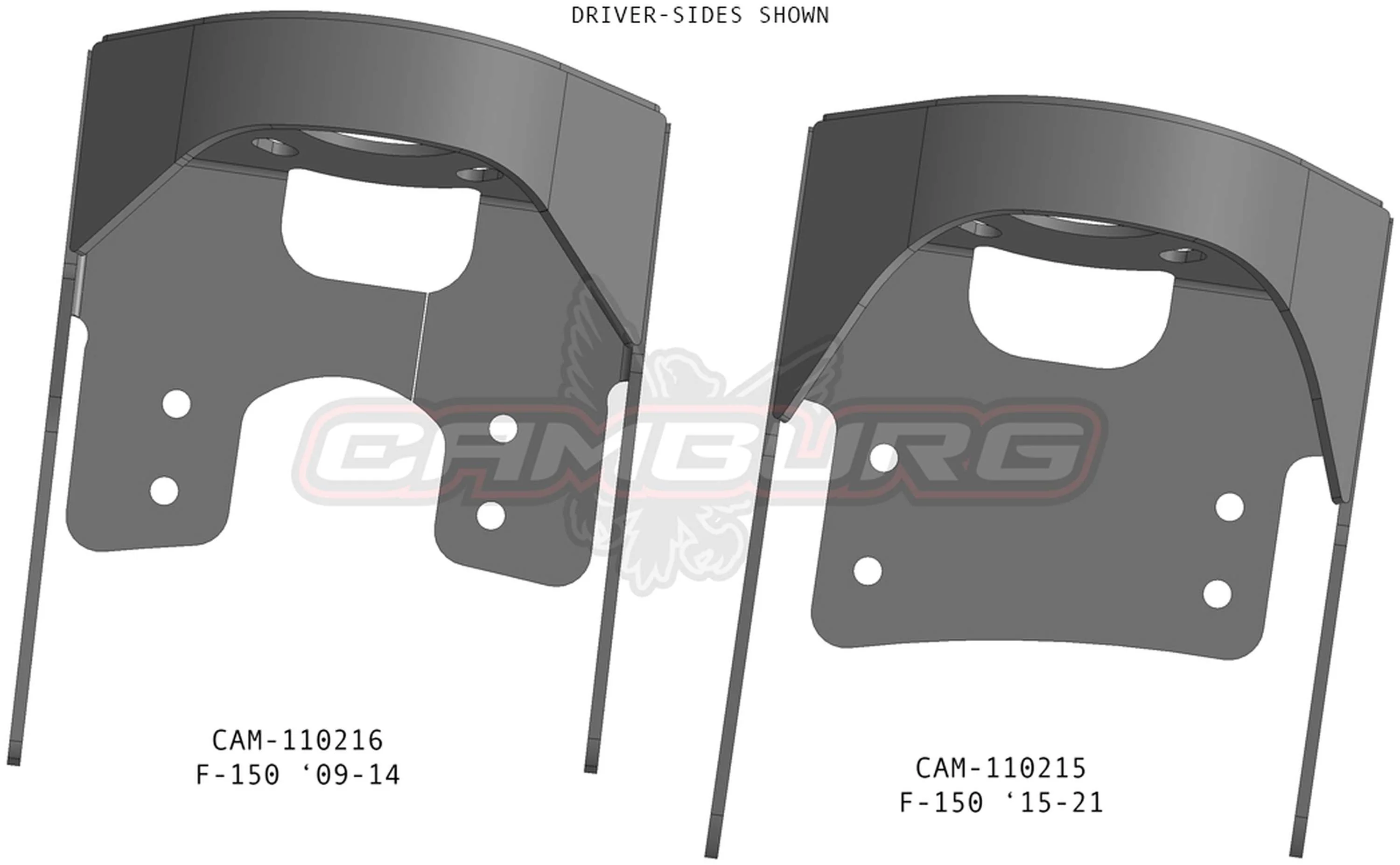 Camburg Ford F-150 4wd '09-14 Raptor Conversion Coil Bucket Kit - Image 6