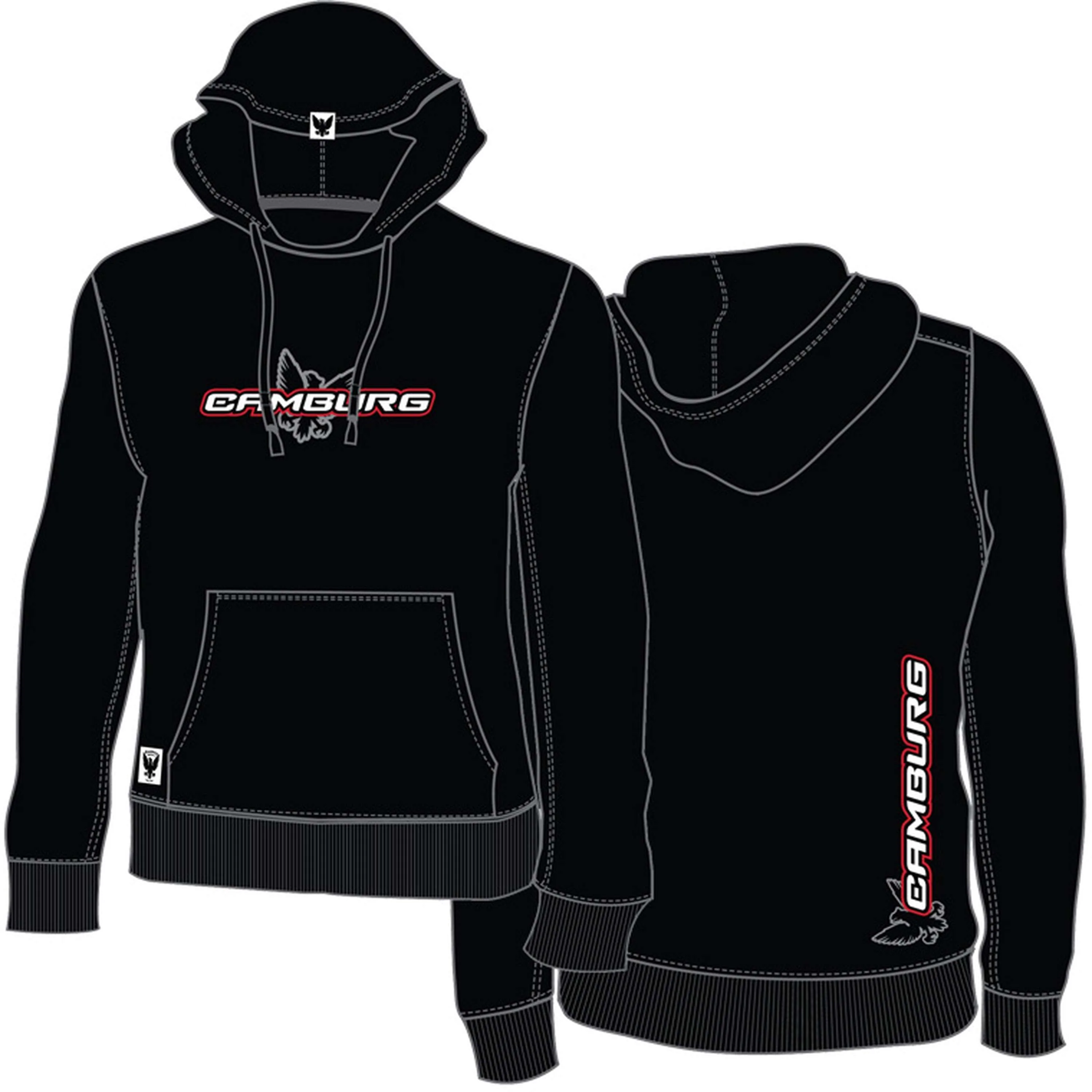 Camburg Icon Hoodie Size Medium - Black - Image 4