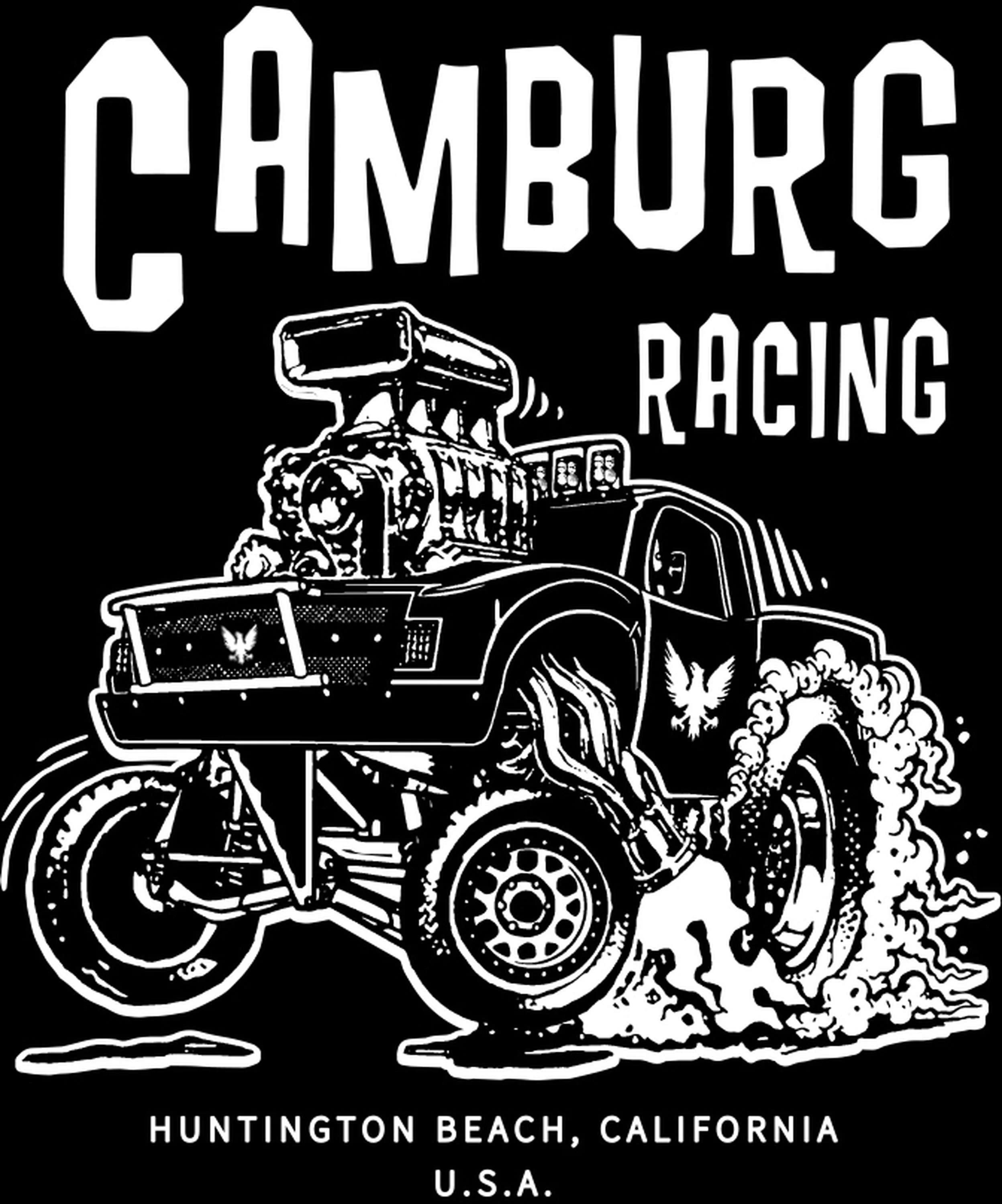 Camburg Race Fink Size 2X-Large T-shirt - Black - Image 4