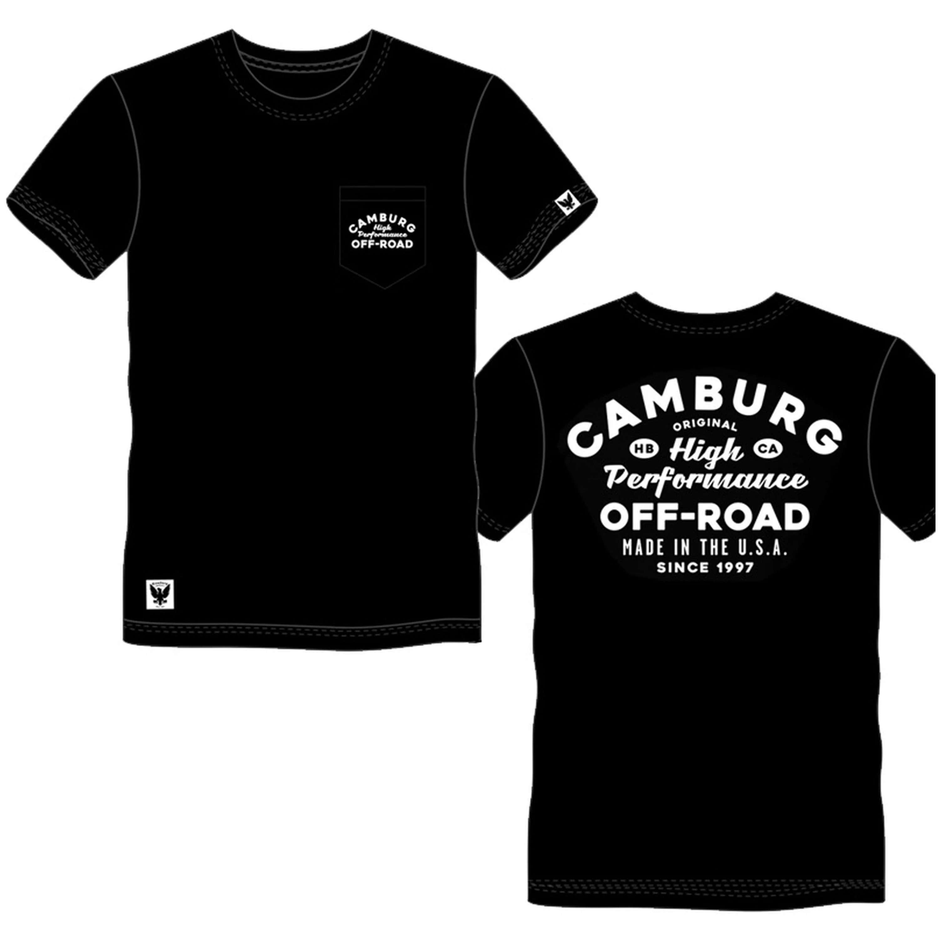 Camburg Speed Shop Pocket Size 2X-Large T-Shirt - Black
