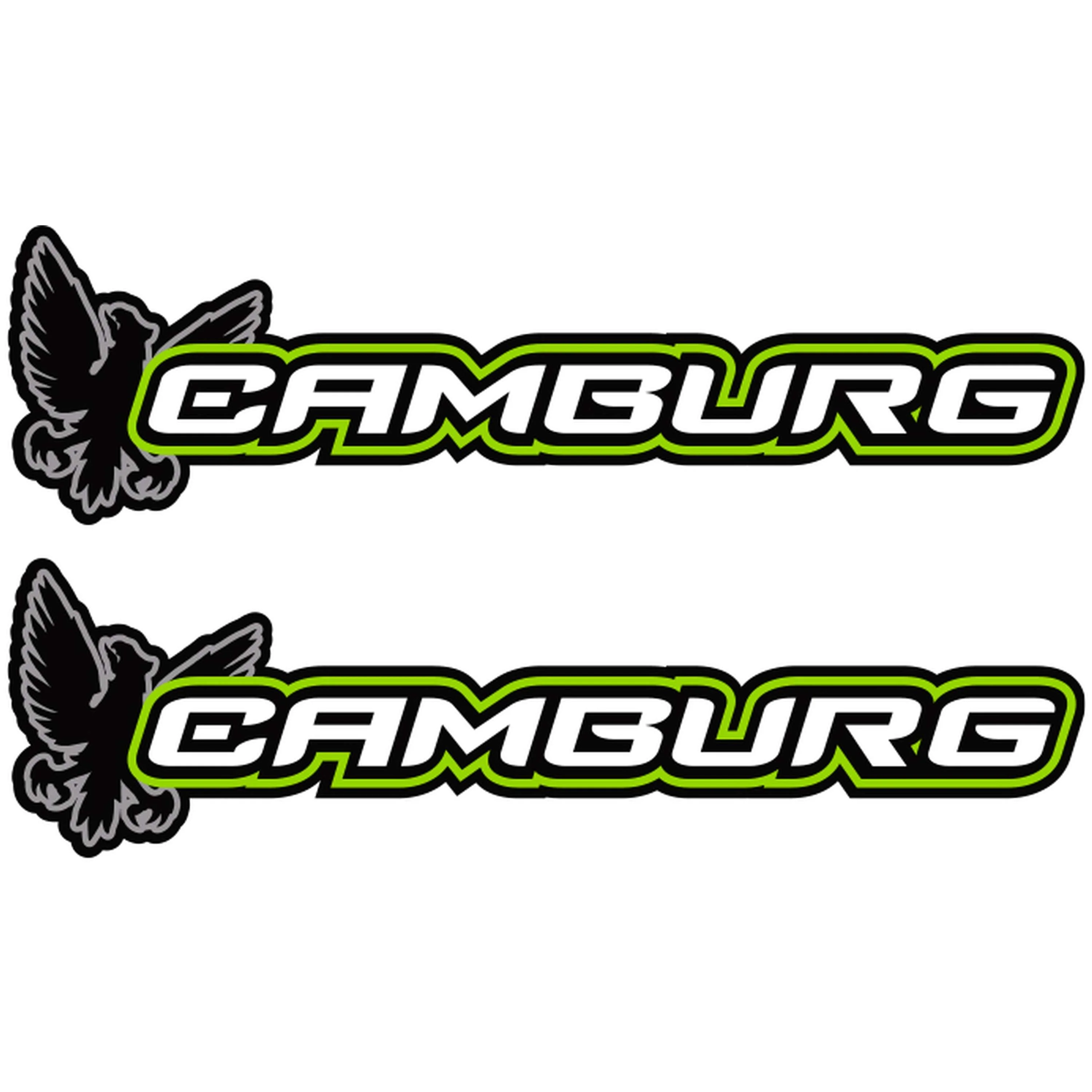 Camburg Sticker 2-Pack - Monster Green