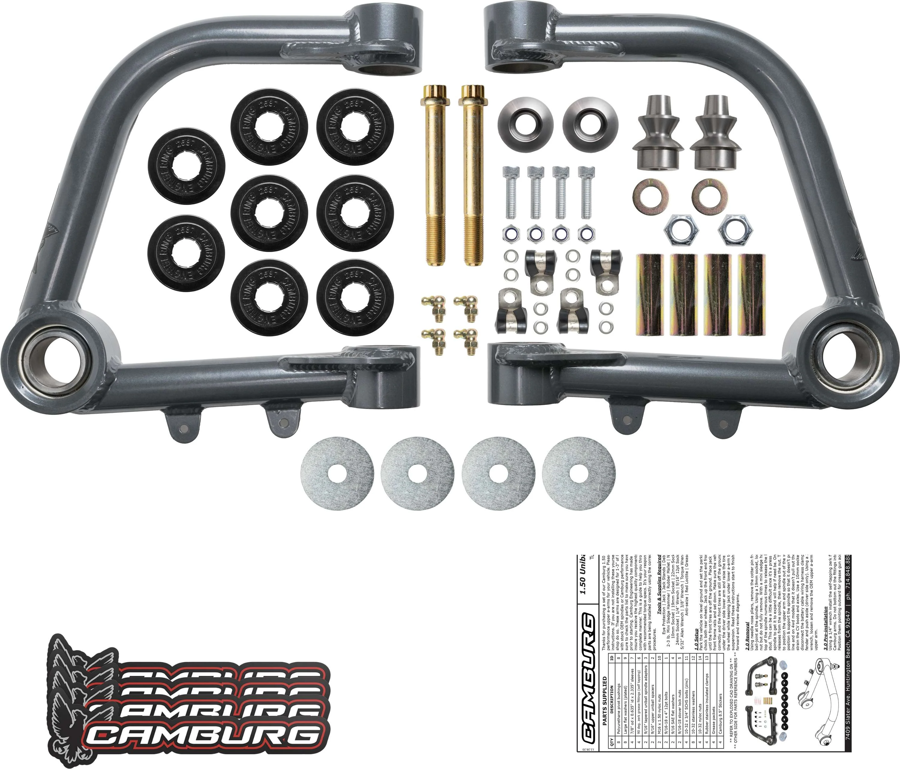 Camburg Toyota Tundra 2wd/4wd '07-21 1.50" Performance Uniball Upper Arms - Image 6