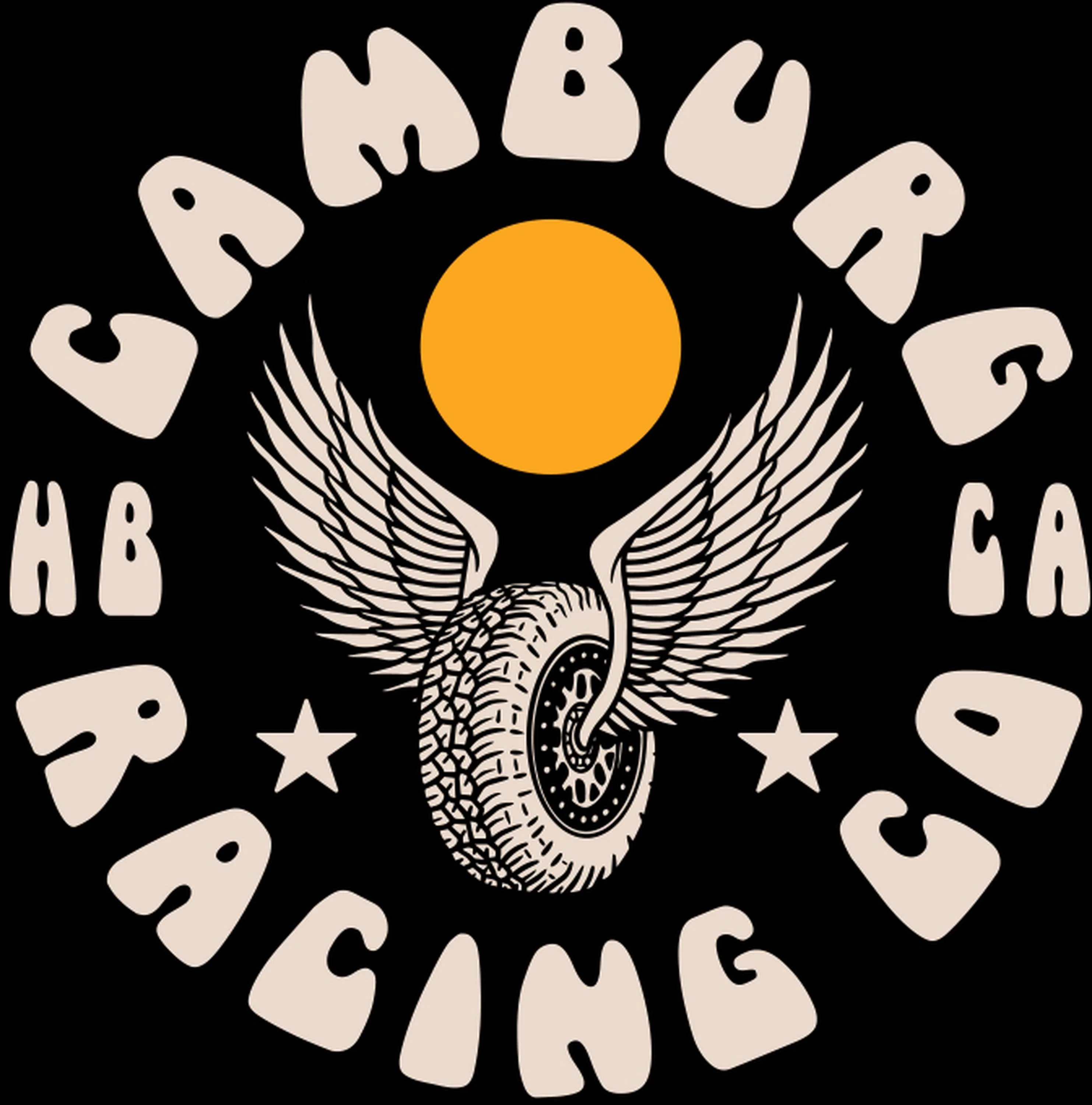 Camburg Winged Wheel Size 2X-Large Pocket T-shirt - Black - Image 5