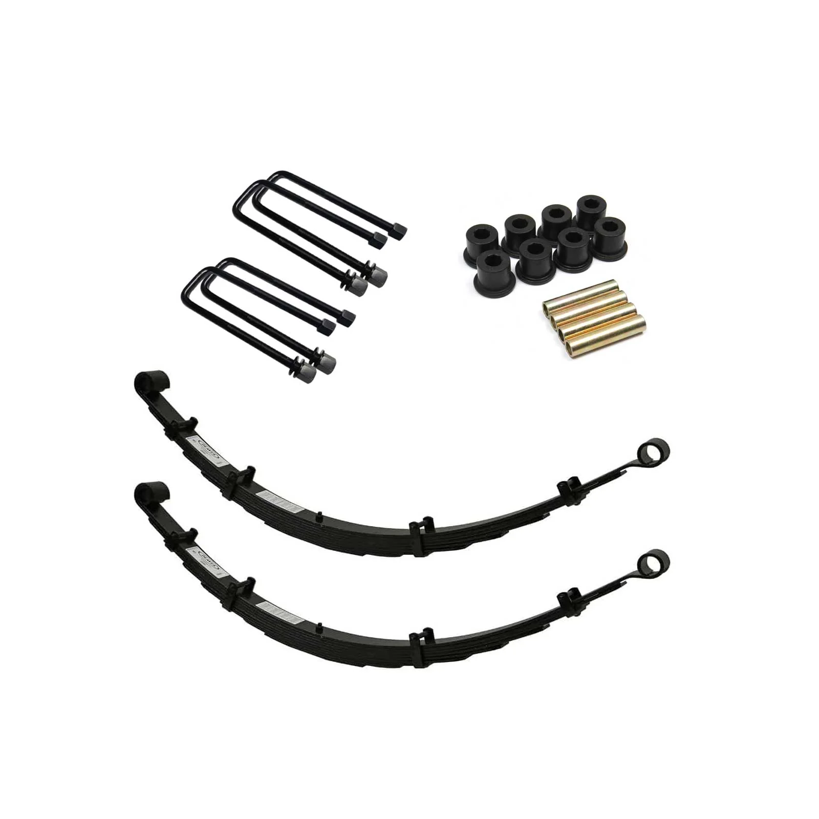 Deaver 1.5" Lift Leaf Springs + U-Bolts + Bushing Kit for 2019-2024 GMC Sierra 1500 4WD RWD