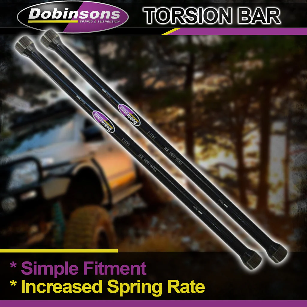 Dobinsons 1145mm Heavy Duty Torsion Bar Set Kit TB21-1550