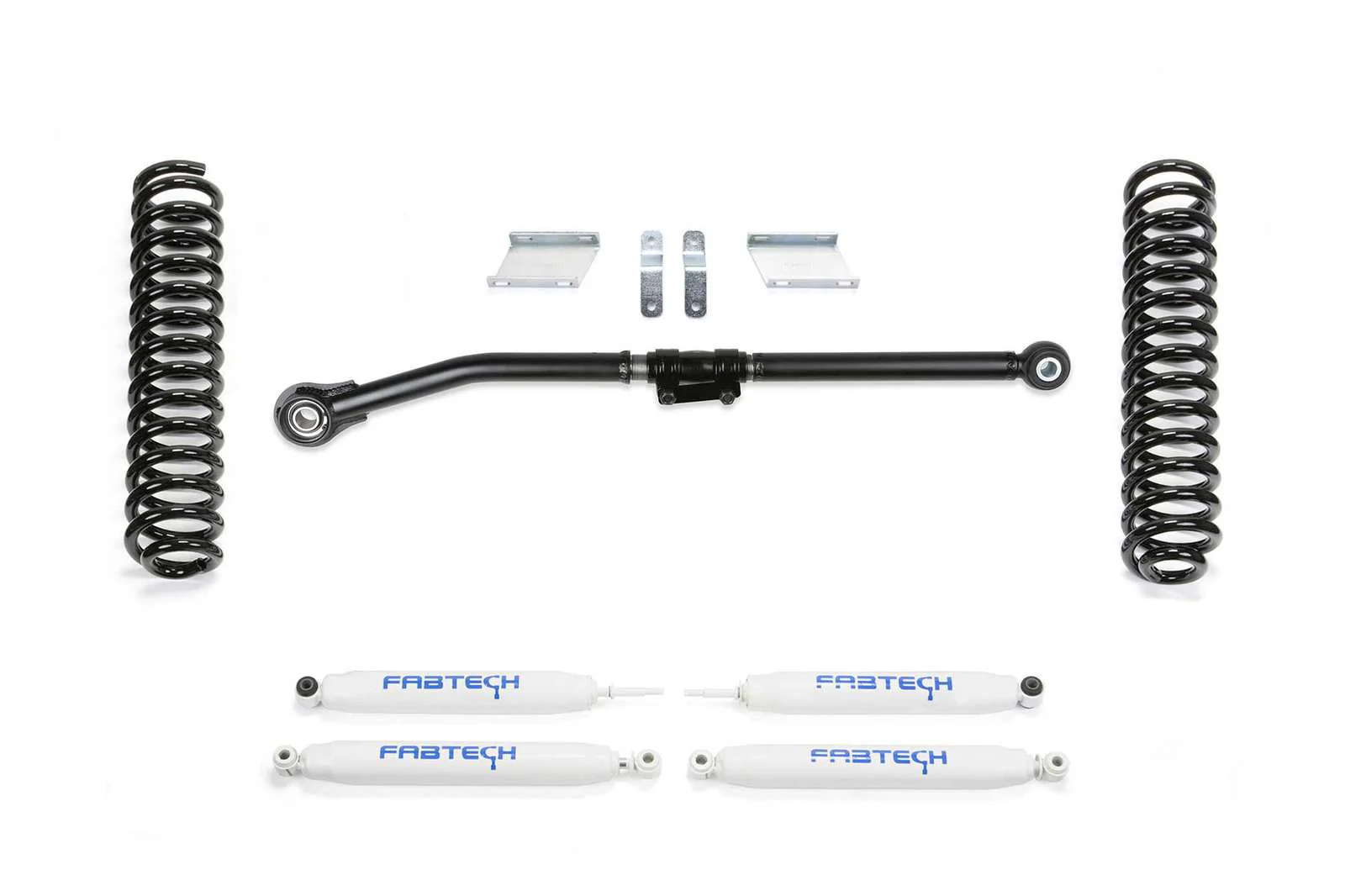 Fabtech 2.5" Basic Lift Kit w/Performance Shocks for 2017-2024 Ford F250 Super Duty 4WD w/2.5" lift