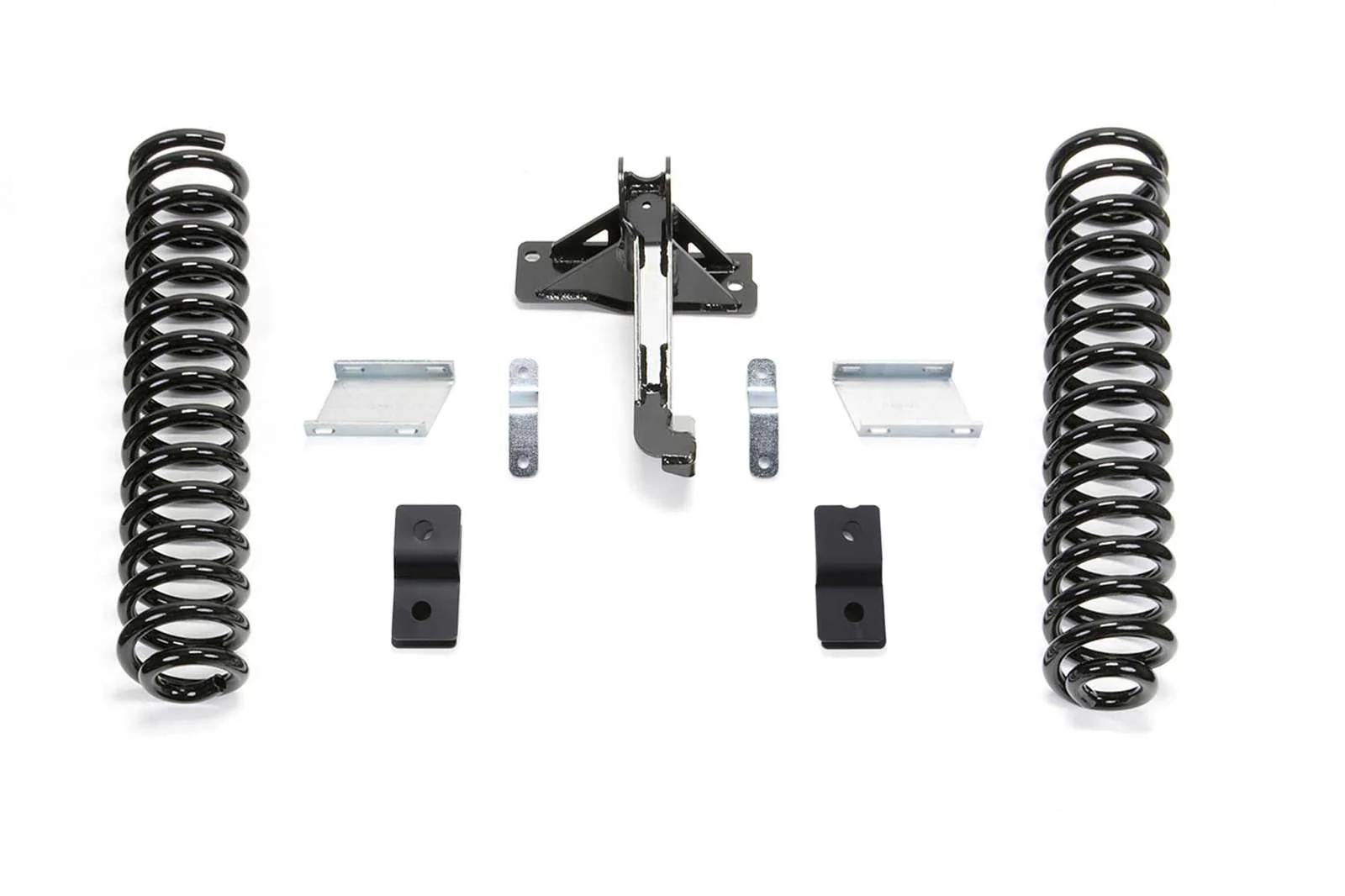 Fabtech 2.5" Budget Lift Kit w/Front Shocks Extension Brackets for 2017-2024 Ford F350 Super Duty 4WD w/2.5" lift