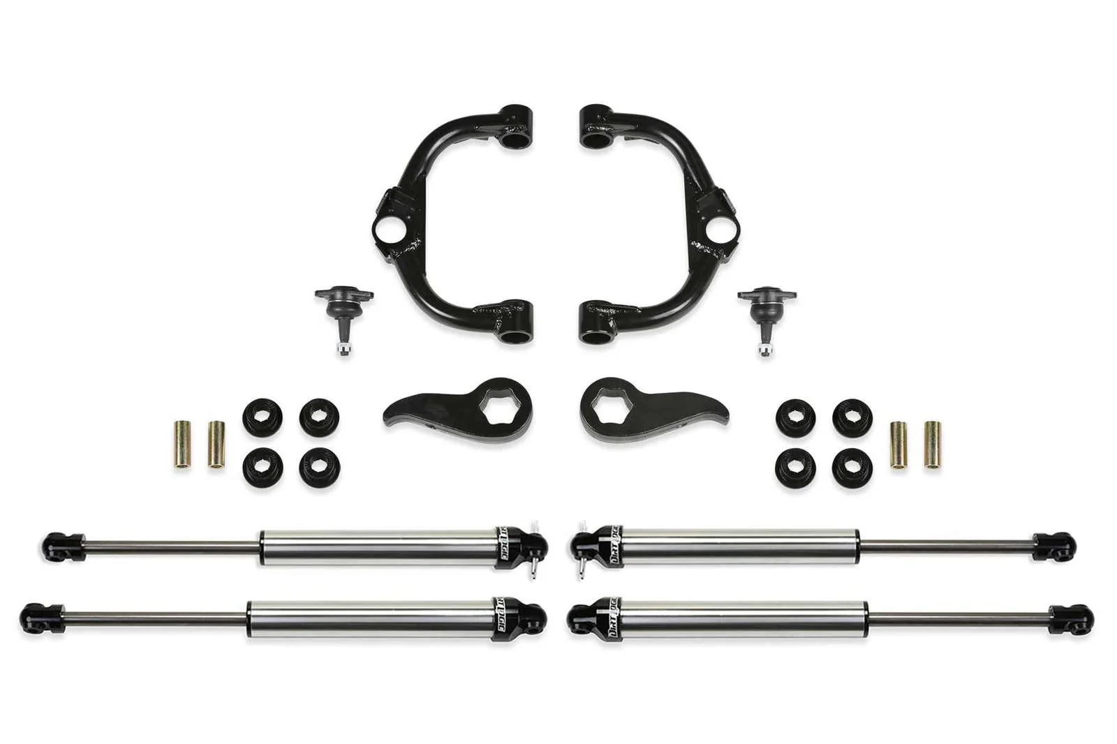 Fabtech 3.5" Ball Joint UCA Lift Kit w/Dirt Logic 2.25 Shocks for 2020-2024 Chevrolet Silverado 2500 HD 4WD w/3.5" lift
