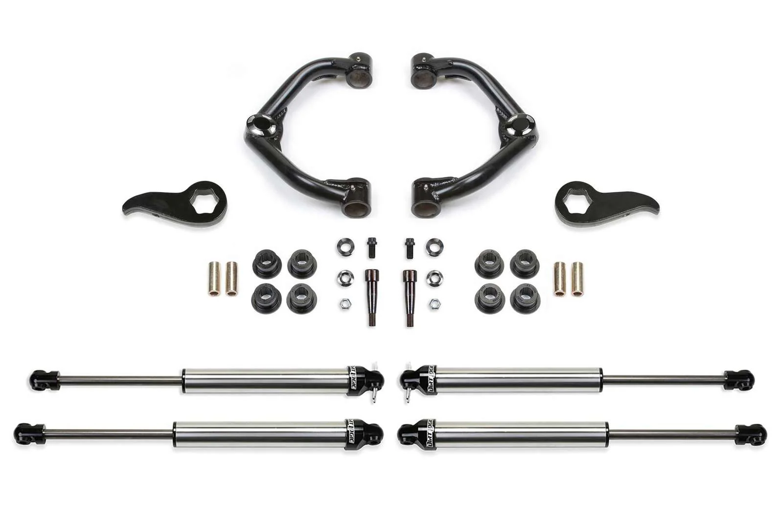 Fabtech 3.5" Uniball UCA Lift Kit w/Dirt Logic 2.25 Shocks for 2020-2024 Chevrolet Silverado 2500 HD 4WD w/3.5" lift