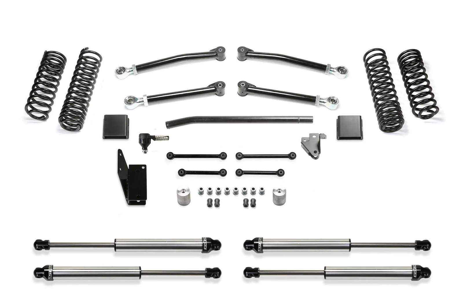 Fabtech 3" Trail Lift Kit w/Dirt Logic 2.25 Shocks for 2020-2024 Jeep Gladiator 4WD w/3" lift