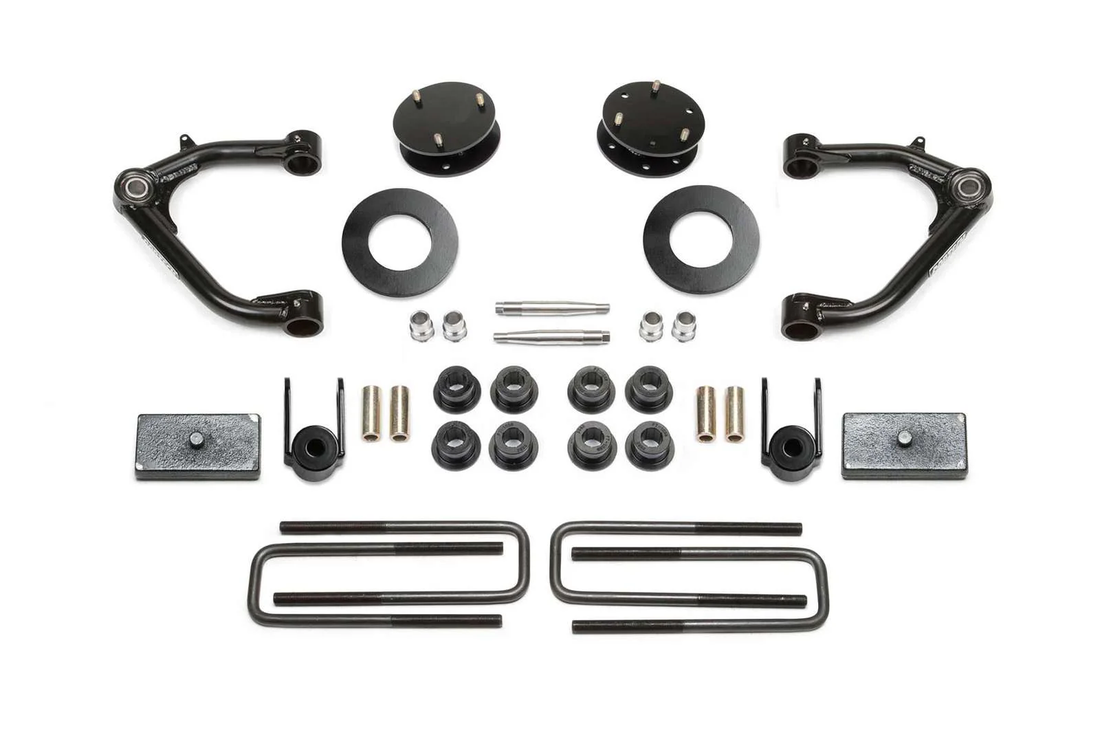 Fabtech 3" Uniball UCA Lift Kit w/Factory Adaptive Ride Control for 2019-2024 GMC Sierra 1500 4WD w/3" lift