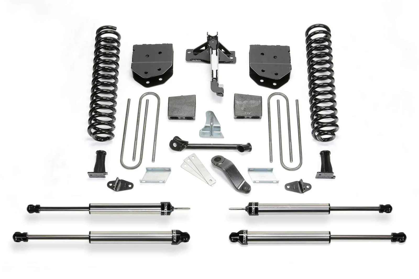 Fabtech 4" Basic System w/Dirt Logic Shocks Kit for 2008-2016 Ford F350 Super Duty 4WD w/4" lift