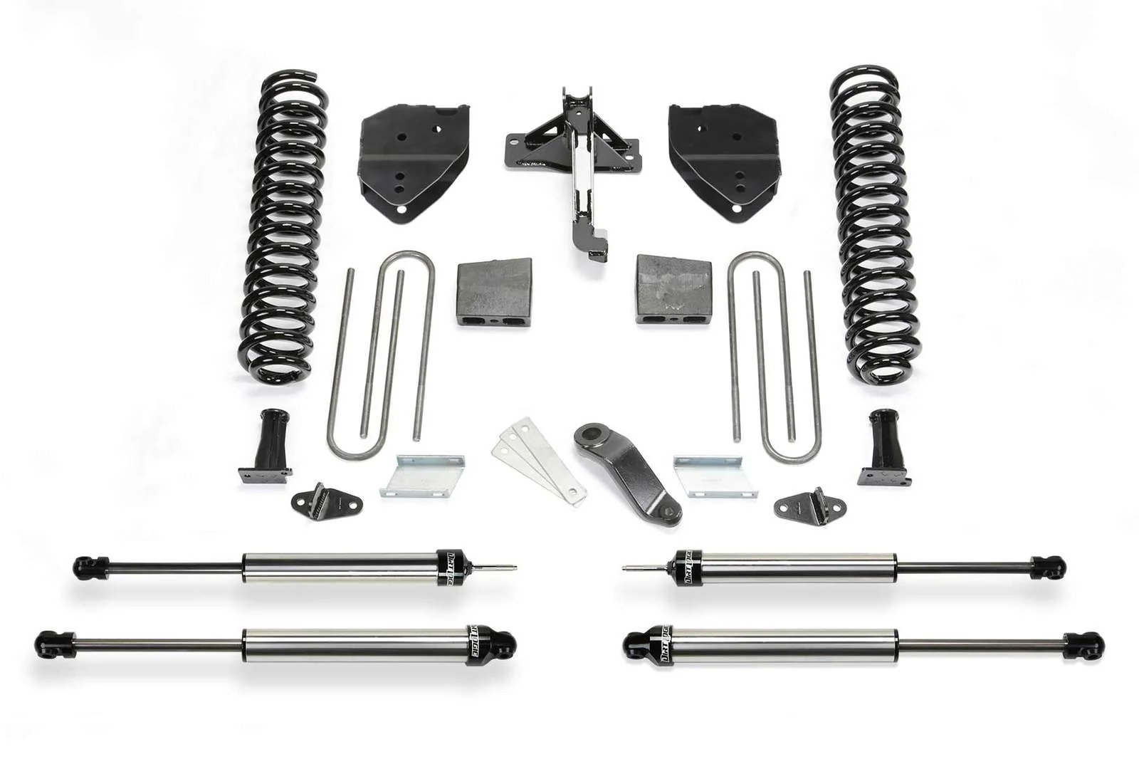 Fabtech 6" Basic System w/Dirt Logic Shocks Kit for 2017-2024 Ford F250 Super Duty 4WD w/6" lift