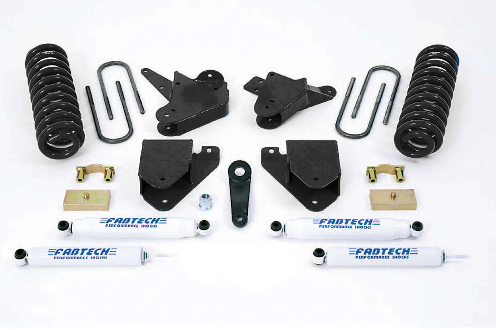 Fabtech 6" Basic System w/Performance Shocks Kit for 1999-2016 Ford F250 Super Duty RWD w/6" lift