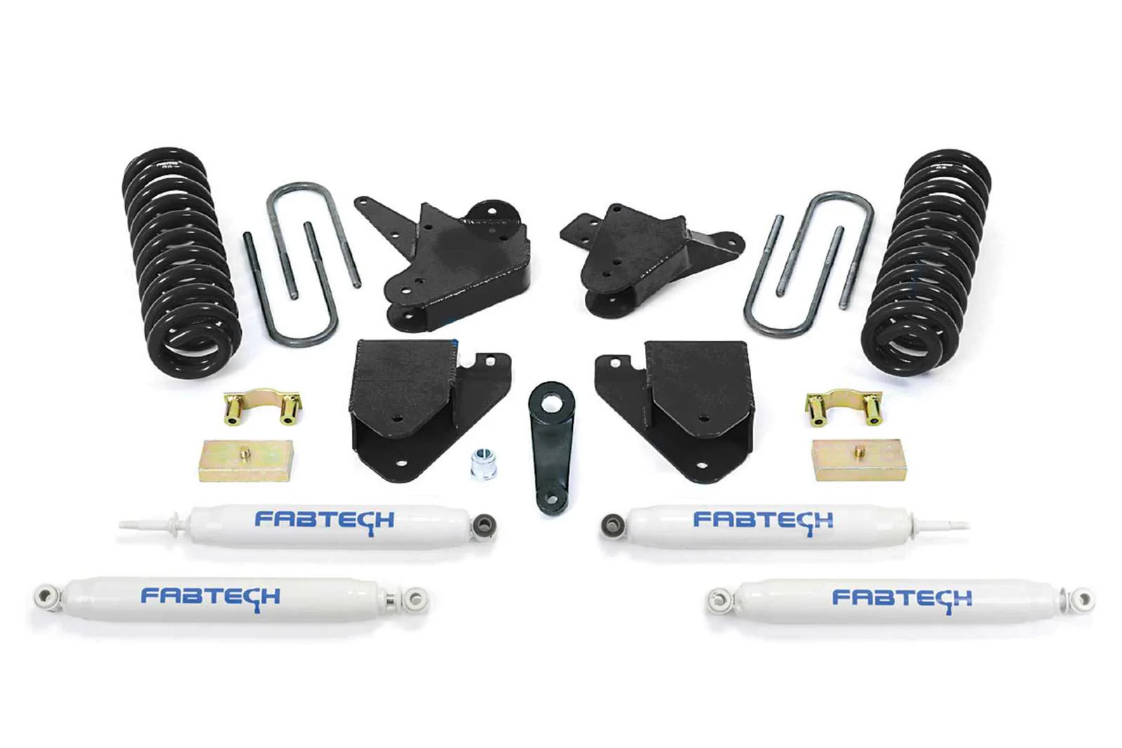 Fabtech 6" Basic System w/Performance Shocks Kit for 1999-2016 Ford F250 Super Duty RWD w/6" lift