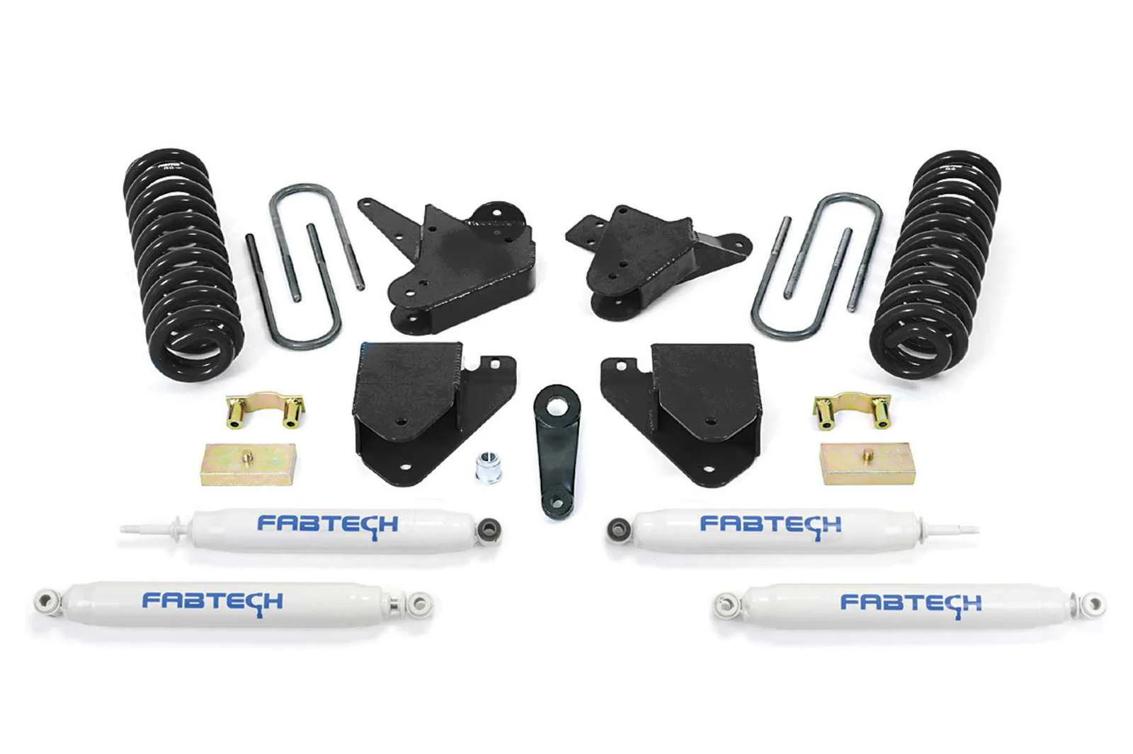 Fabtech 6" Basic System w/Performance Shocks Kit for 1999-2016 Ford F250 Super Duty RWD w/6" lift Diesel