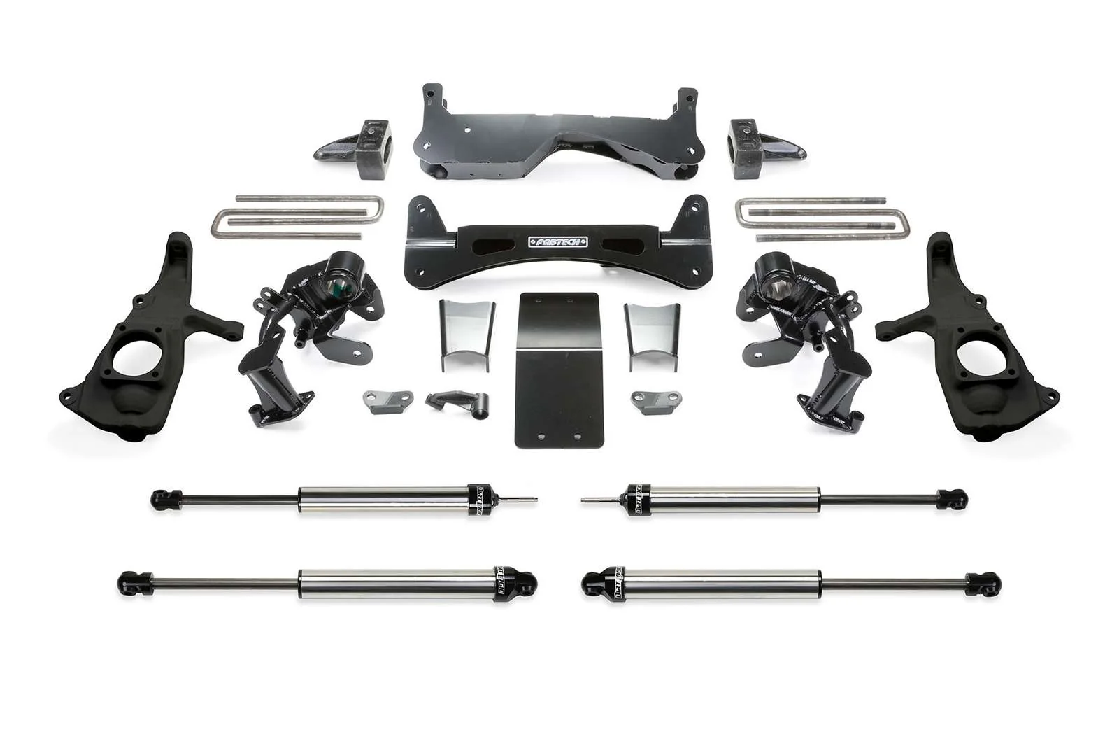 Fabtech 6" RTS System w/Dirt Logic Shocks Kit for 2011-2019 Chevrolet Silverado 3500 HD 4WD RWD w/6" lift