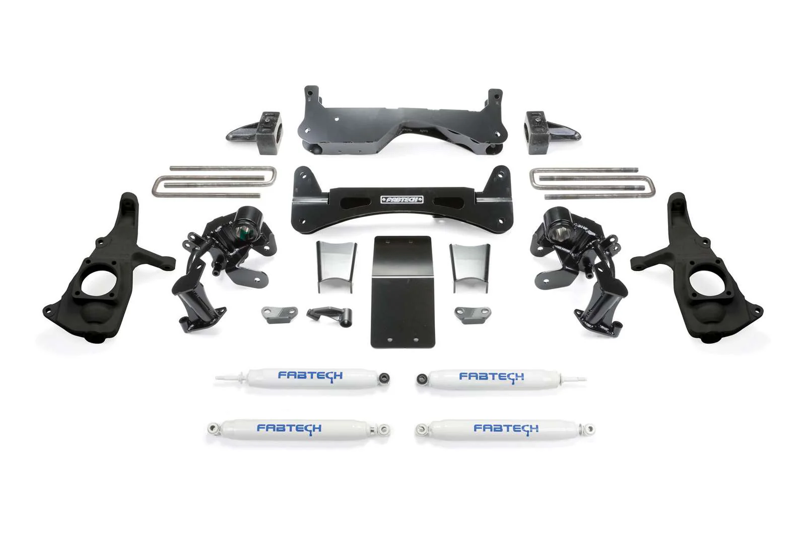 Fabtech 6" RTS System w/Performance Shocks Kit for 2011-2019 Chevrolet Silverado 2500 HD 4WD RWD w/6" lift