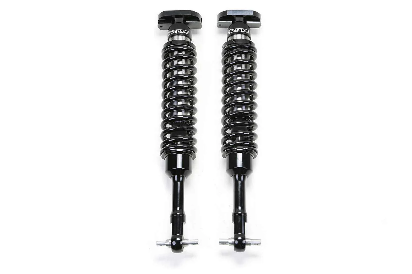Fabtech Dirt Logic 2.5 Coilovers Front Pair for 2007-2018 GMC Sierra 1500 4WD RWD w/2" lift