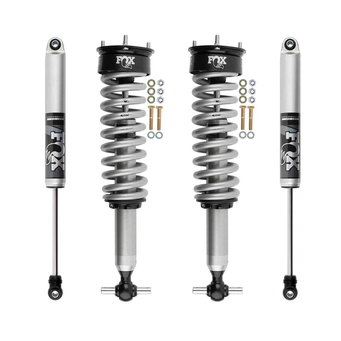 Fox 2.0 Performance Series Set for 2019-2024 Chevrolet Silverado 1500 4WD RWD w/2-3.5" lift - Image 2