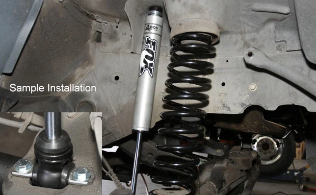 Fox 2.0 Performance Series Shocks Front Pair for 2011-2019 GMC Sierra 2500 HD 4WD RWD - Image 7