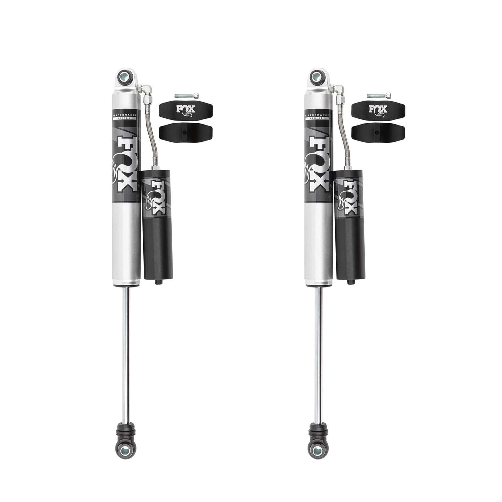 Fox 2.0 Performance Series Shocks w/ Reservoir Rear Pair for 2020-2024 Chevrolet Silverado 3500 HD - Image 2
