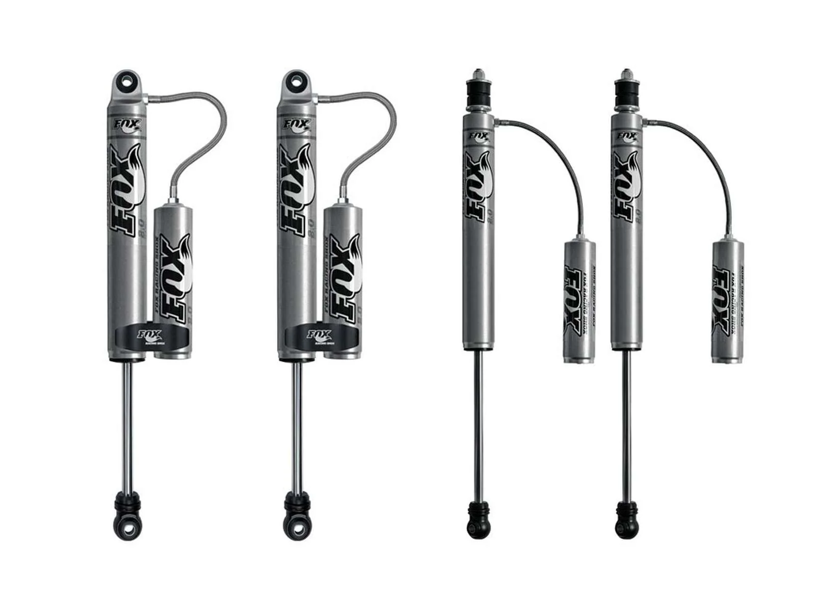 Fox 2.0 Performance Series Shocks w/ Reservoir Set for 1994-2012 Ram 3500 4WD - Image 2