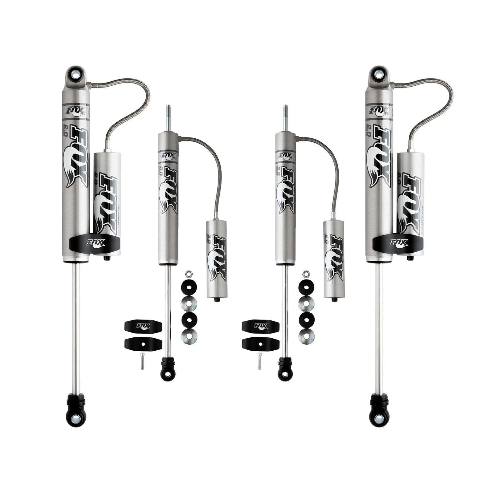 Fox 2.0 Performance Series Shocks w/ Reservoir Set for 1994-2013 Ram 2500 4WD
