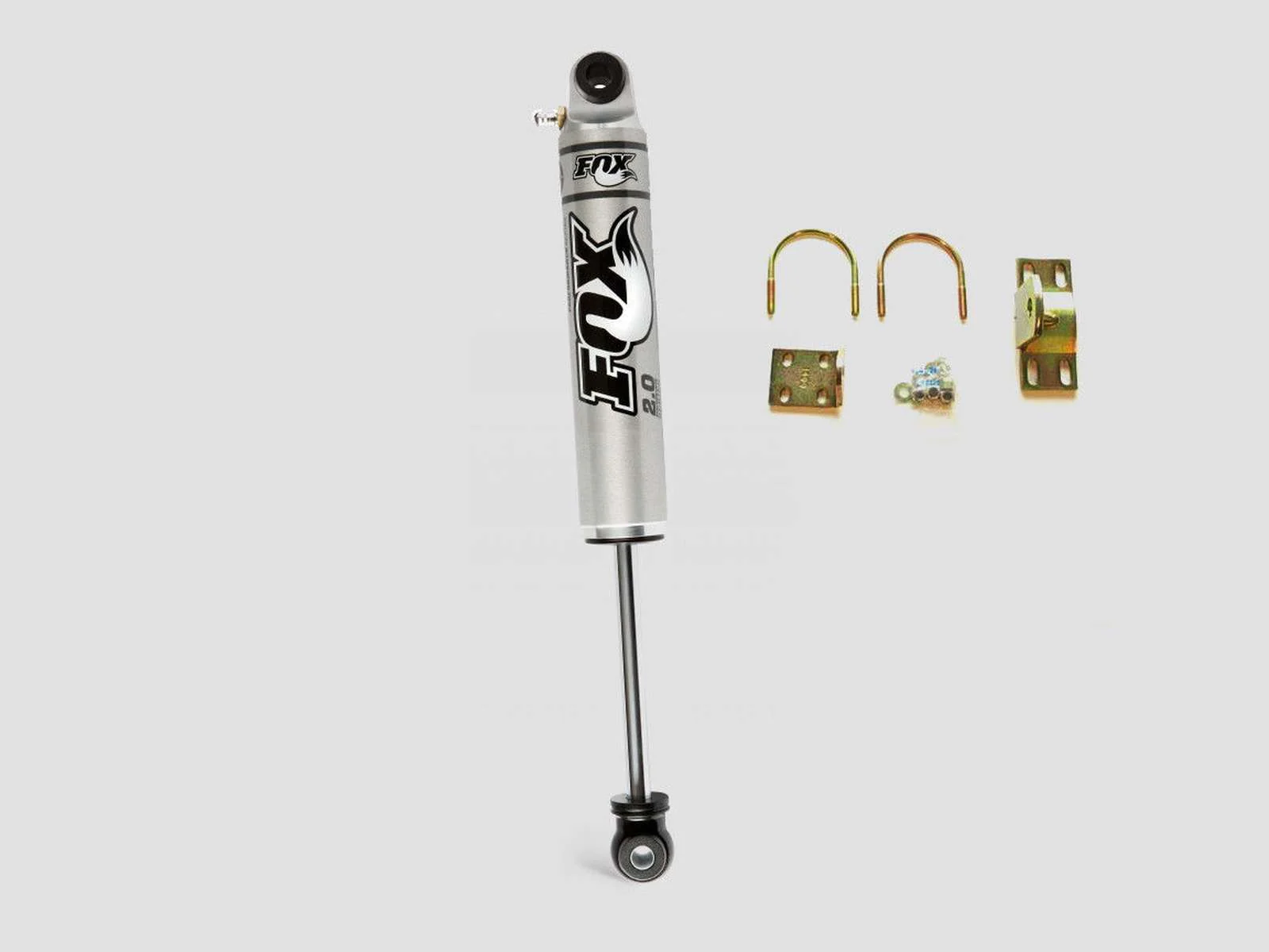 Fox 2.0 Performance Series Steering Stabilizer + Mounts for 1999-2004 Ford F550 Super Duty 4WD RWD