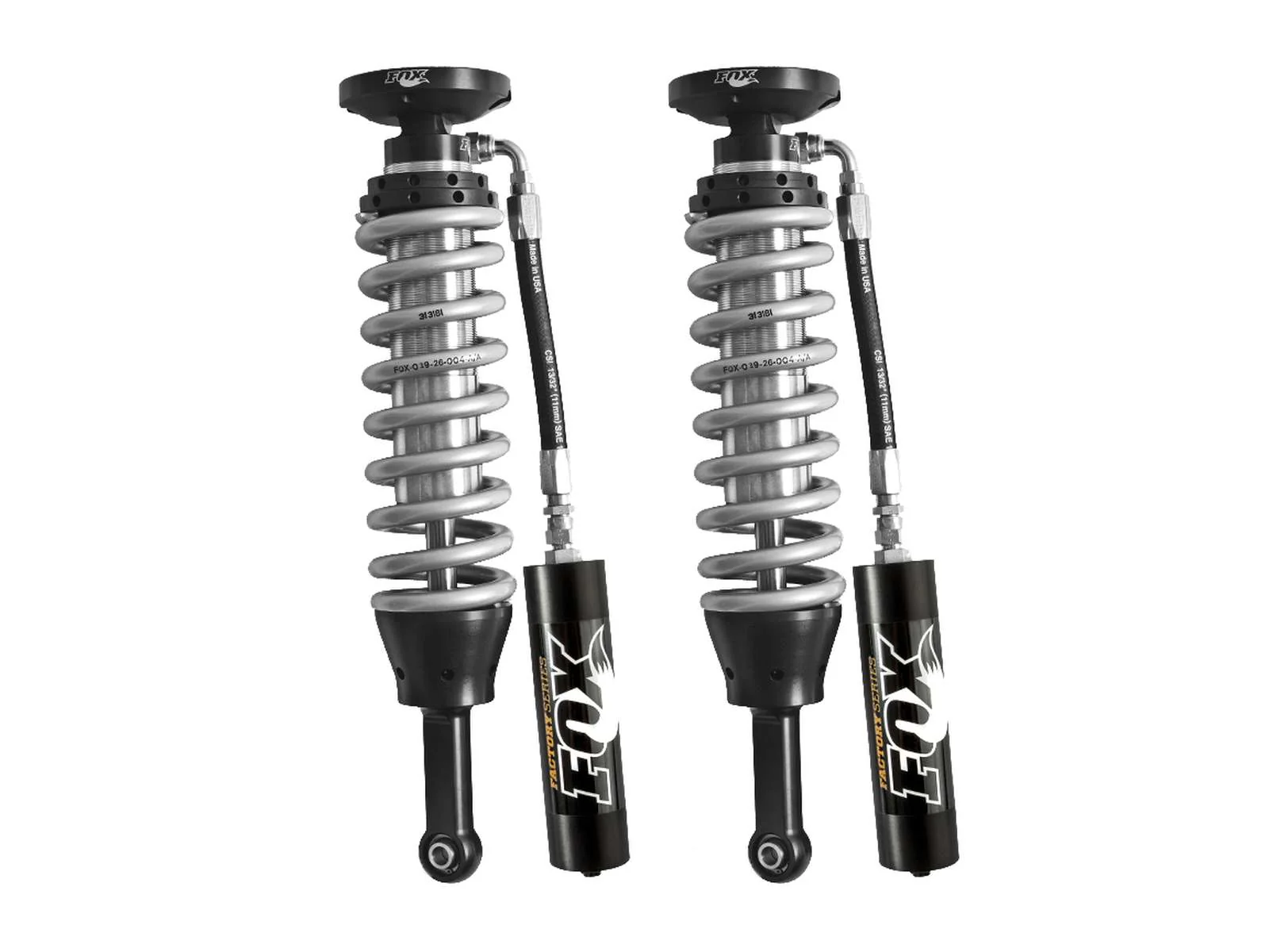Fox 2.5 Factory Series Coilovers w/ Reservoir Front Pair for 2019 GMC Sierra 1500 Limited
