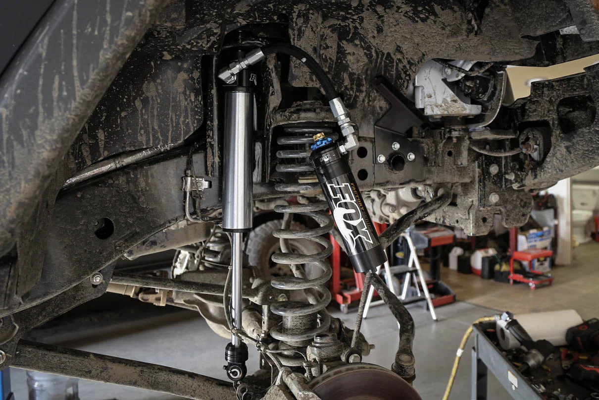 Fox 2.5 Factory Series Shocks w/ DSC Reservoir Front Pair for 2014-2021 Dodge Ram 2500 4WD - Image 2